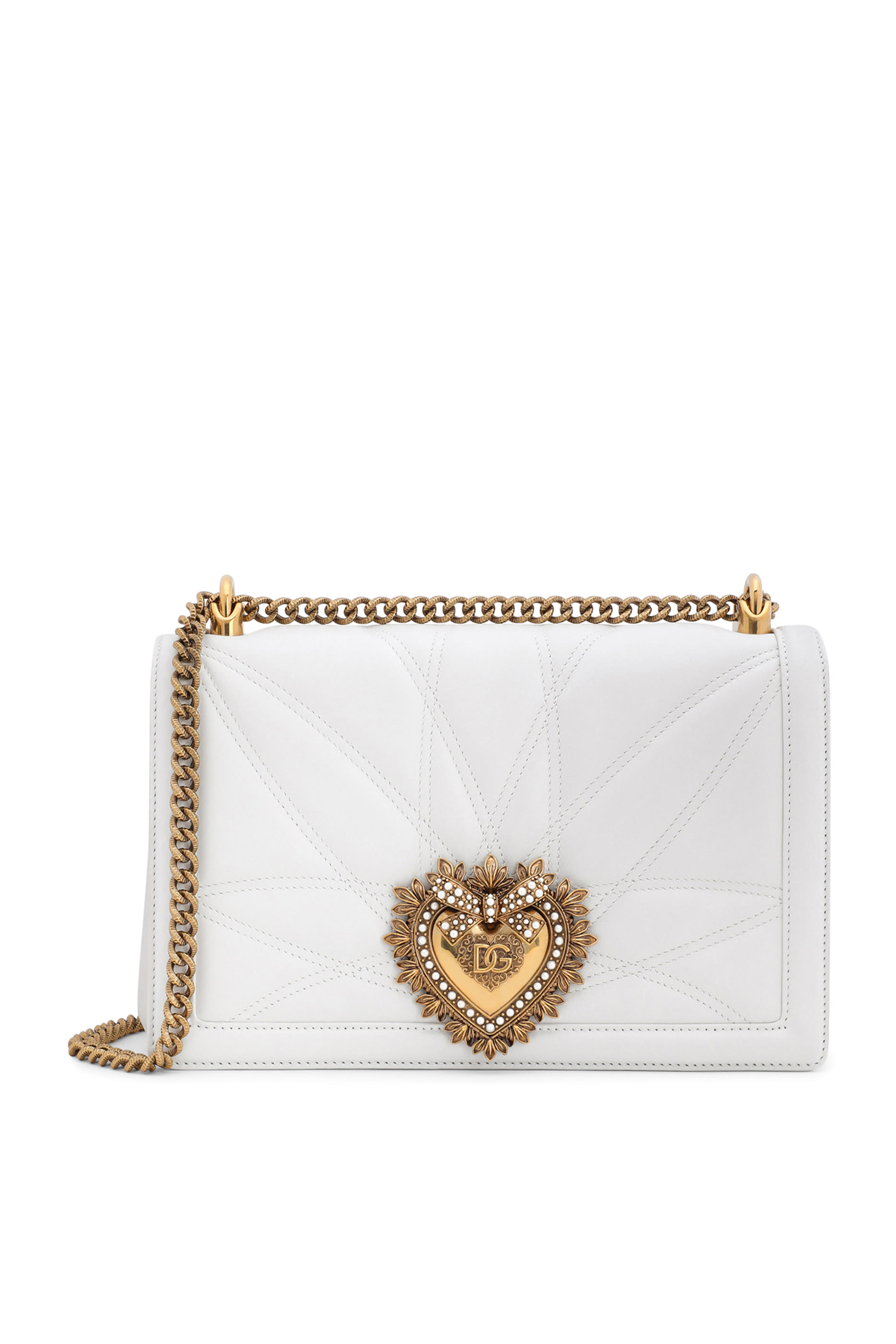 Large Devotion Quilted Mordore Nappa Leather Bag