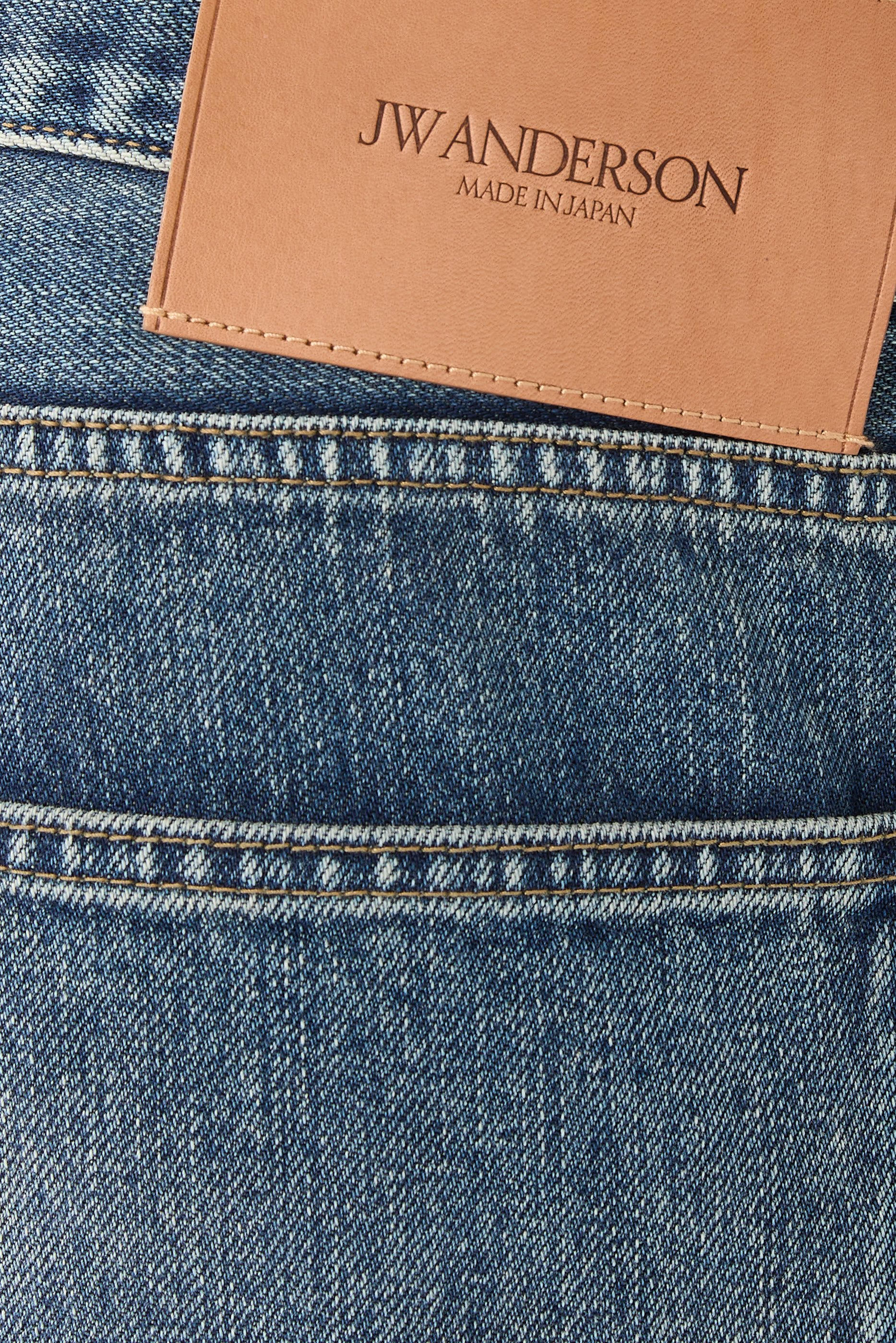 Straight Leg Denim Jeans 
