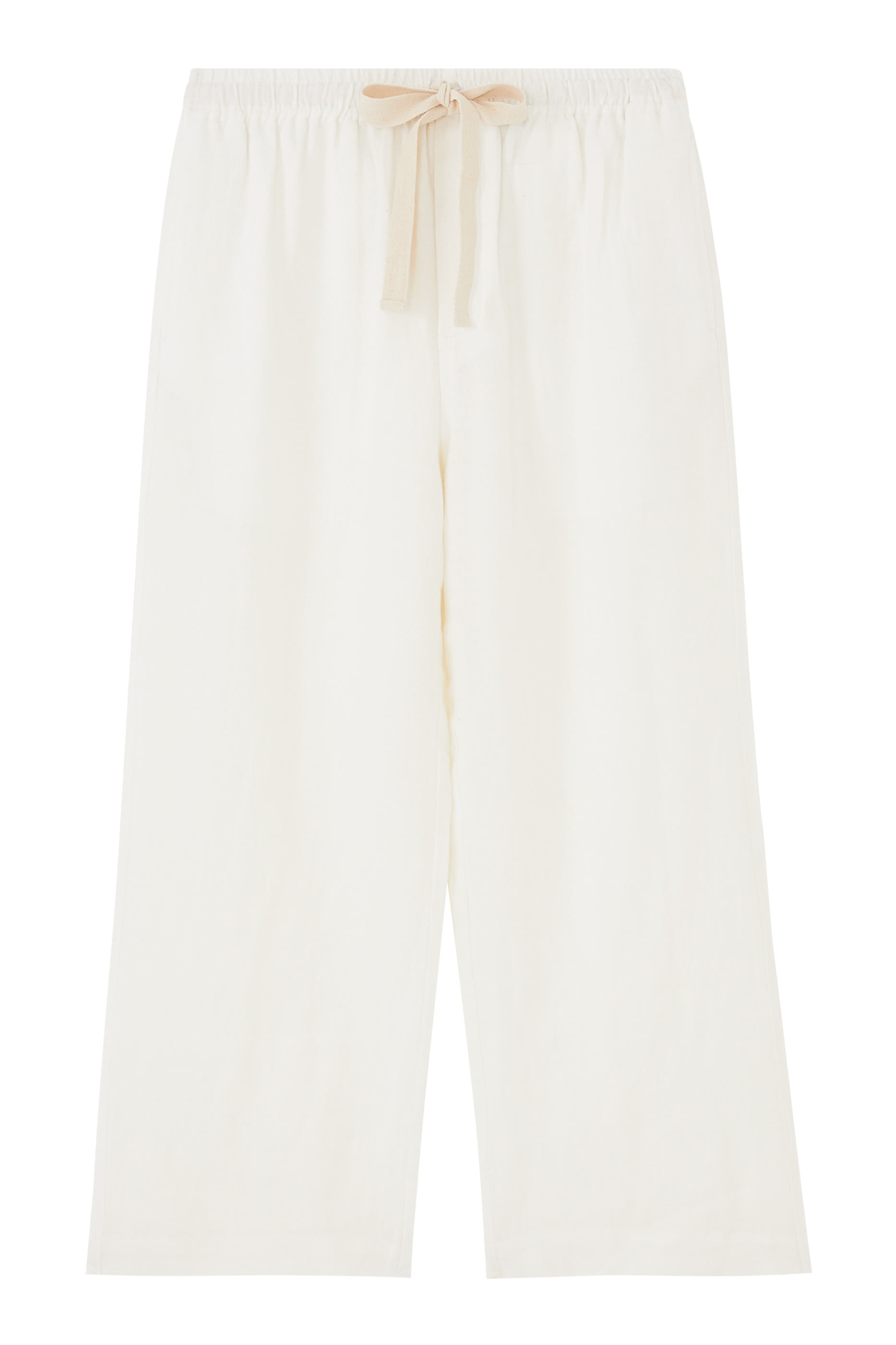 Wide-Leg Linen Pants
