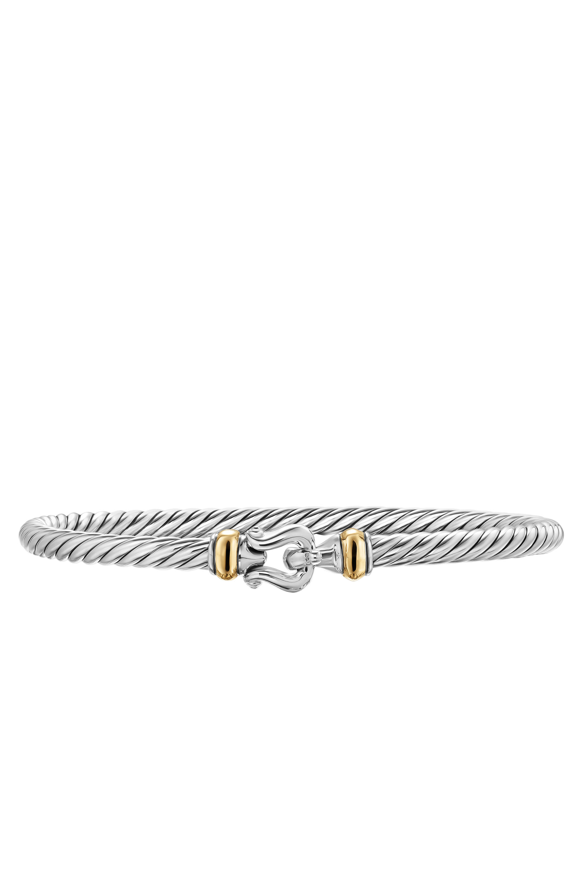 Cable Flex&reg; Buckle Bracelet, Sterling Silver & 14K Yellow Gold