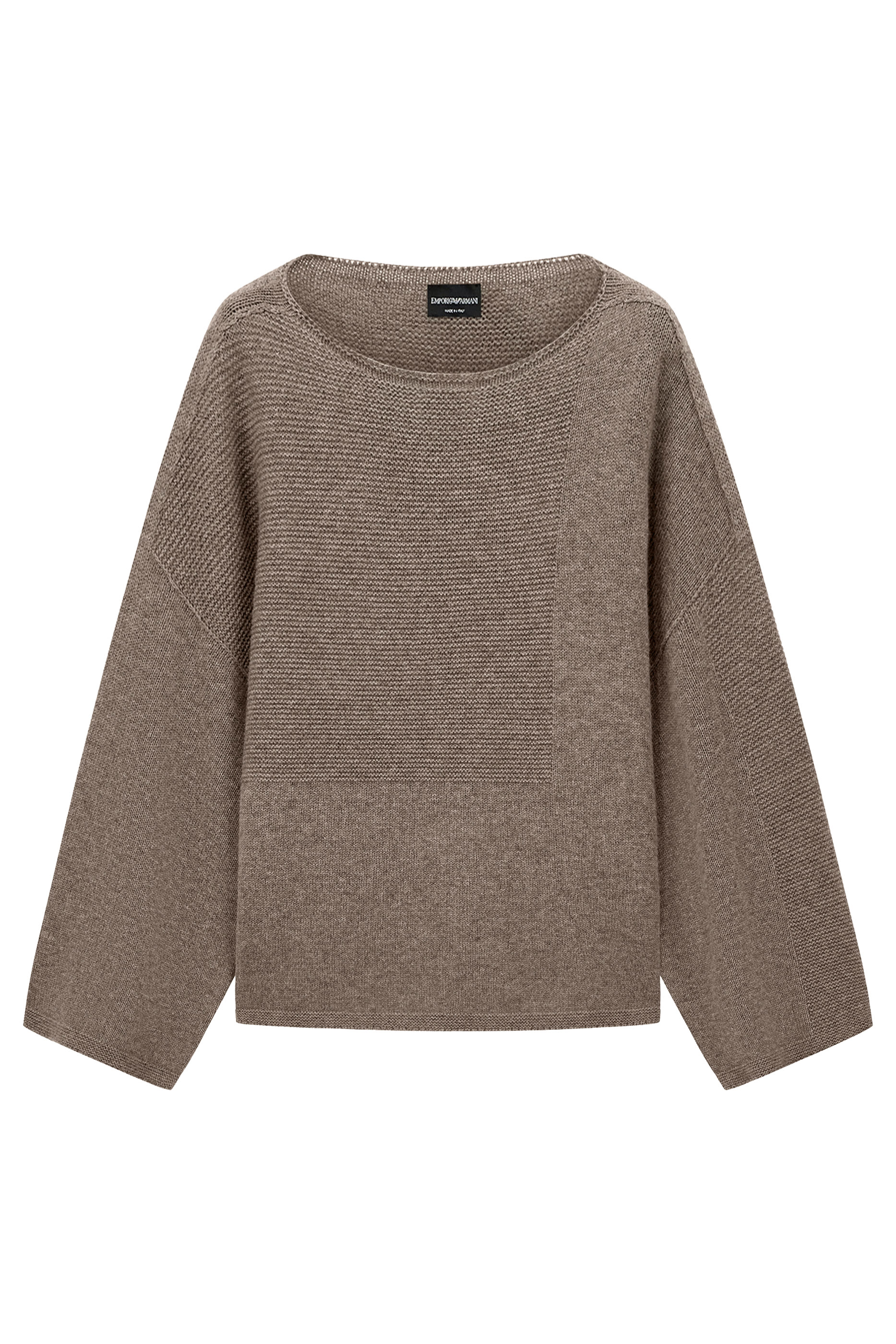 Batwing Sleeves Round-Neck Sweater