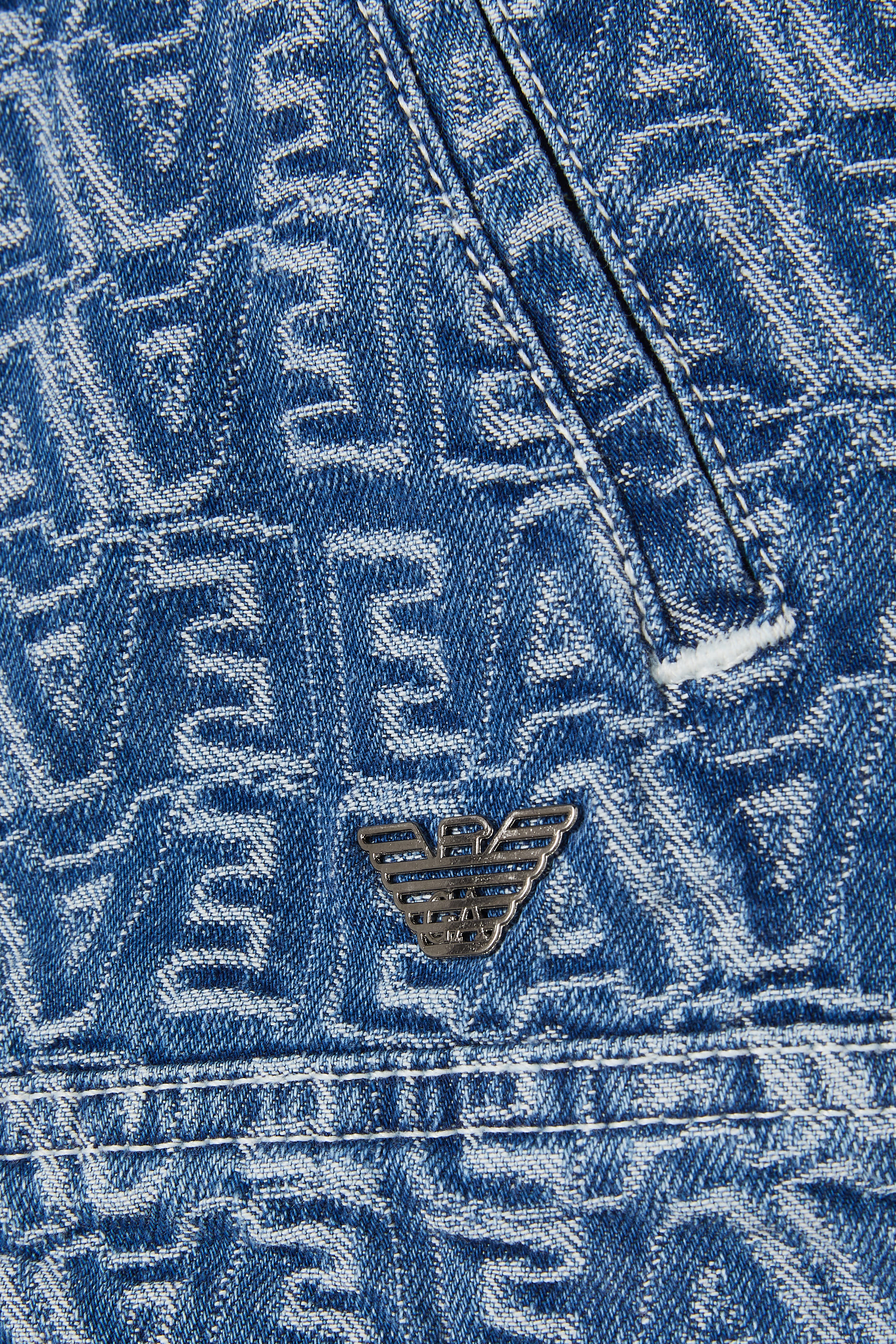 Kids All-Over EA Logo Jeans