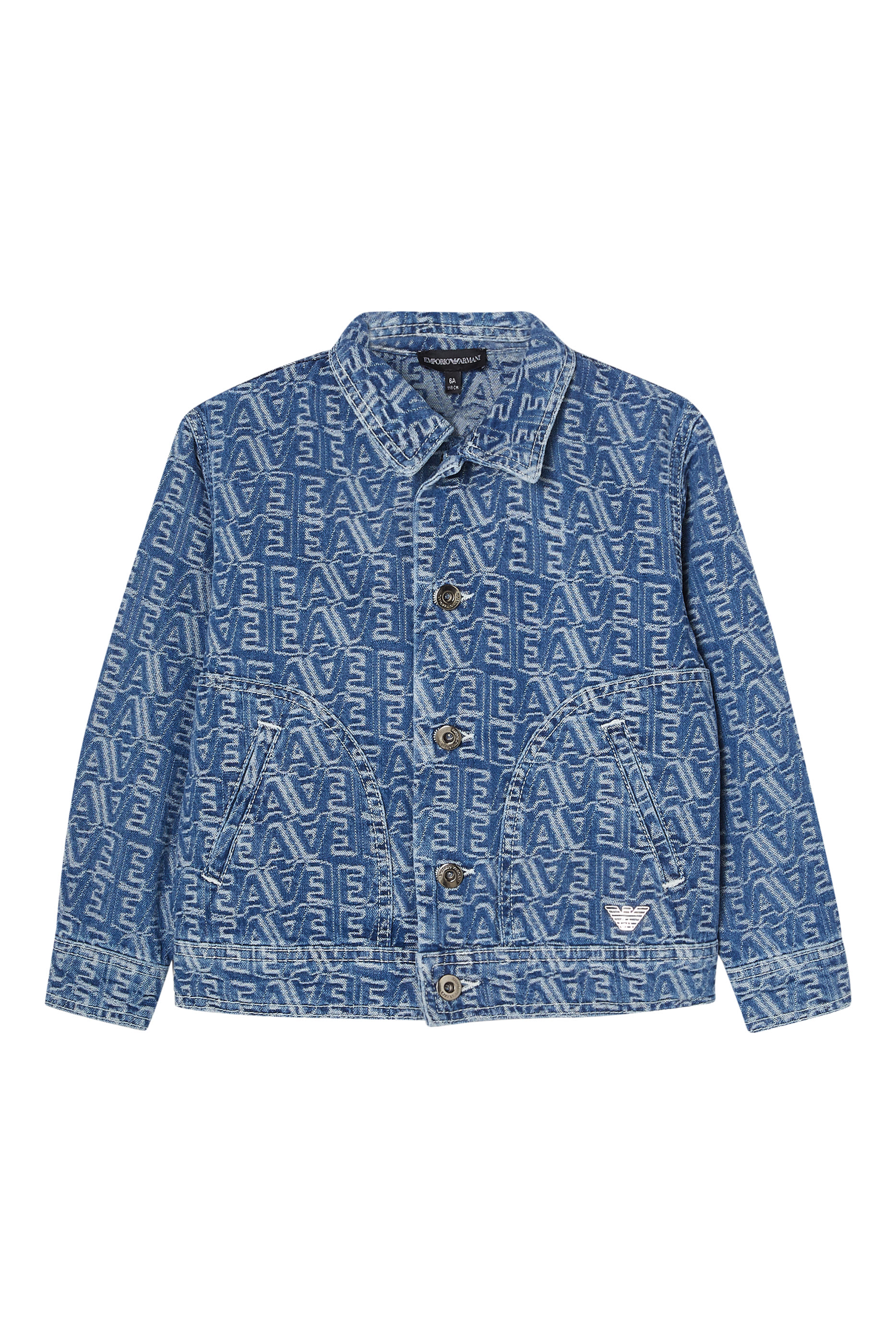 Kids All-Over EA Logo Jeans