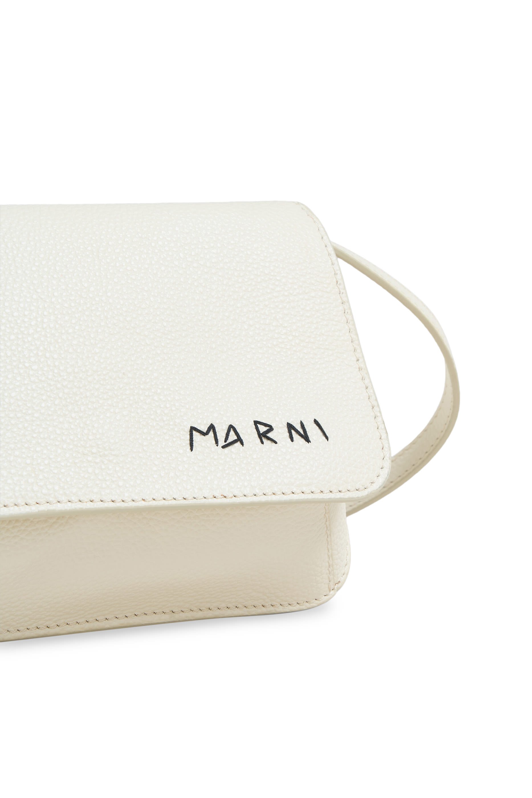 Leather Shoulder Bag with Mending