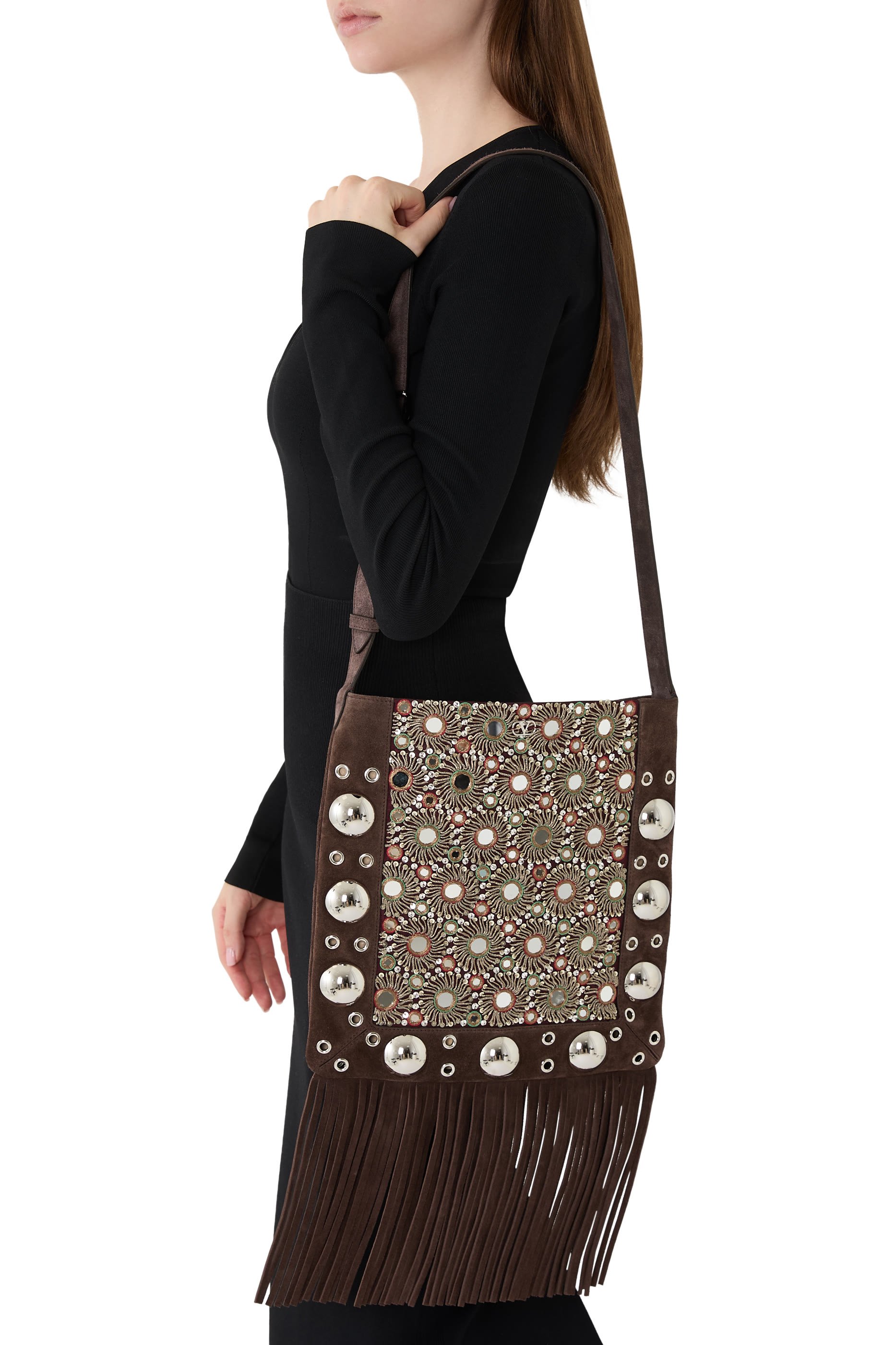 Nellcôte Embroidered Shoulder Bag