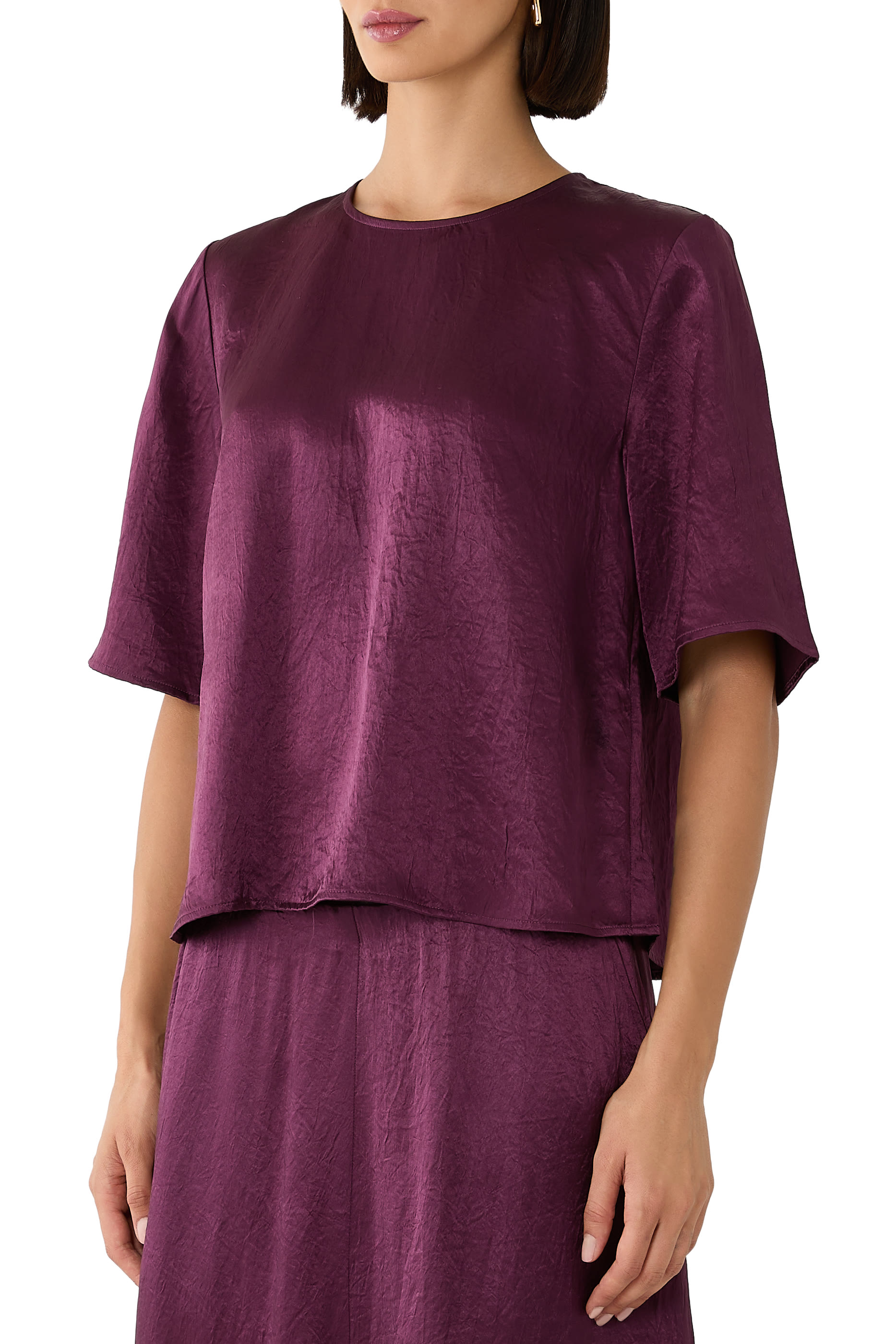Crinkled Textured Top
