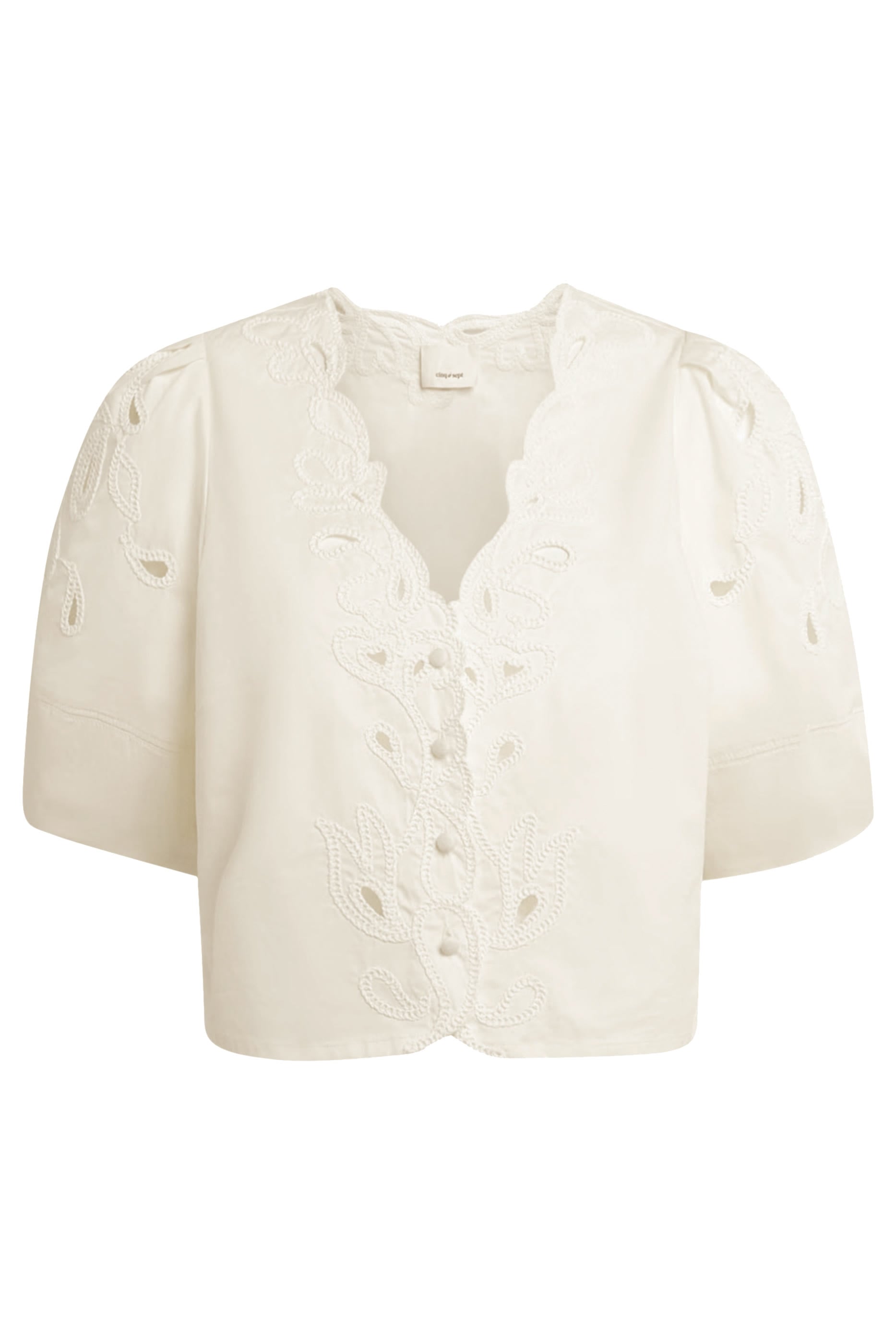 Paisley Bloom Embroidered Bellara Top