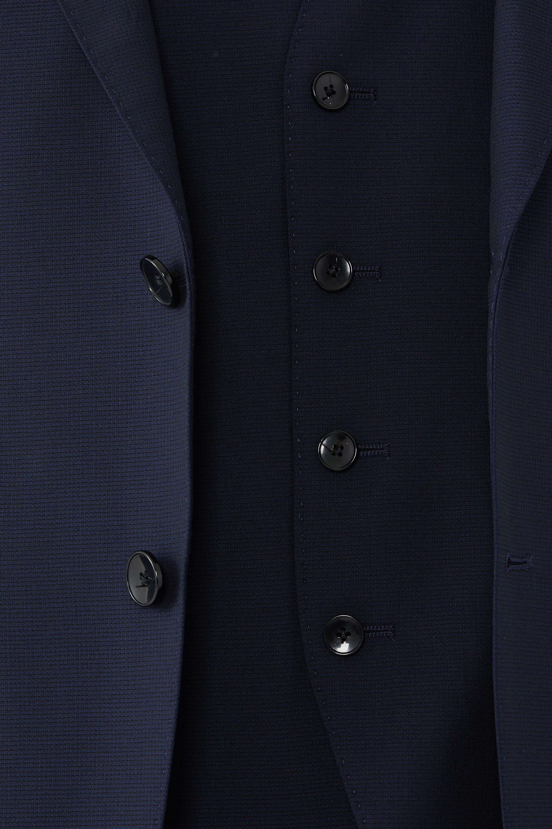 Three-Piece Slim-Fit Wool Suit