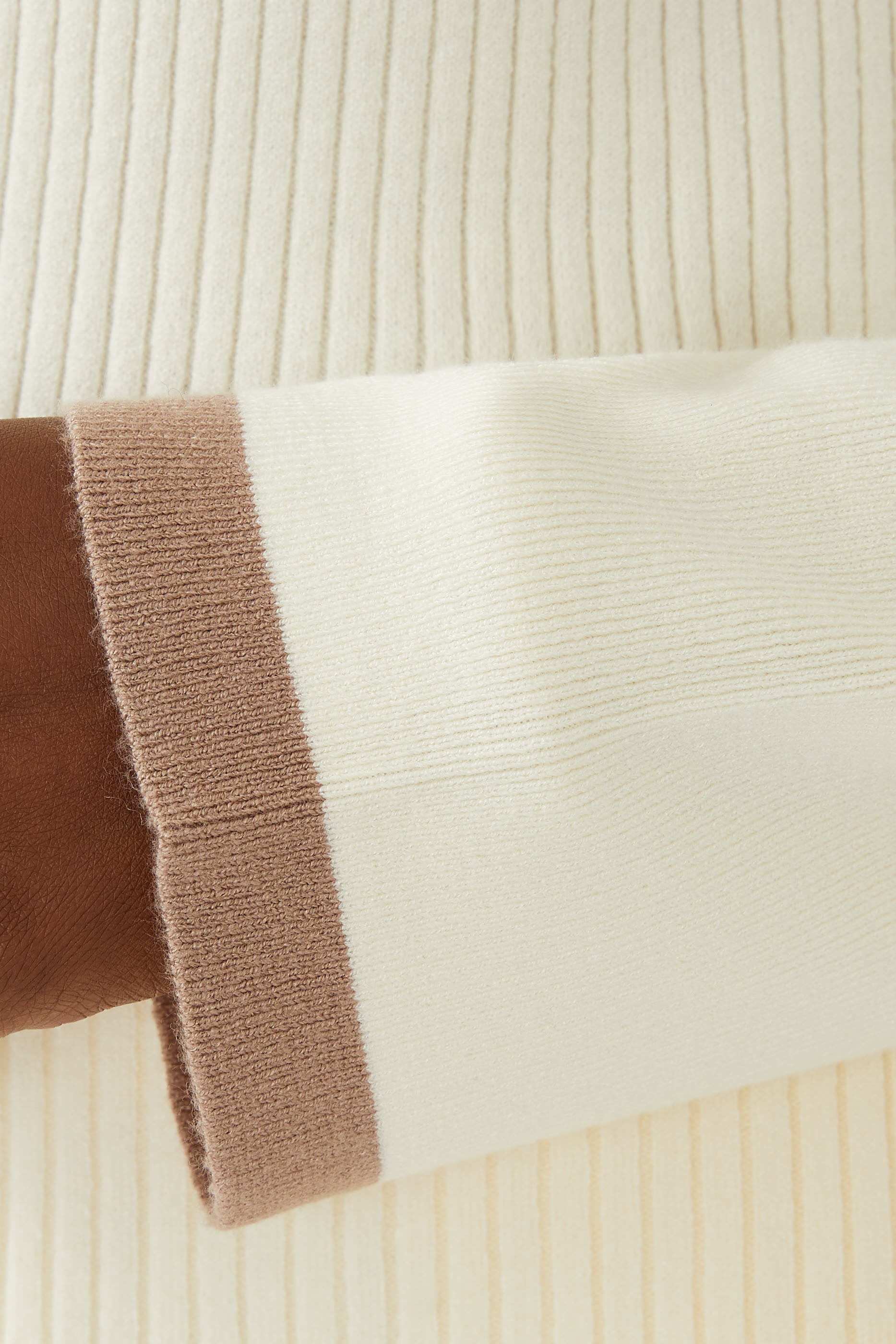 Ravena Rib Knit High Neck Top