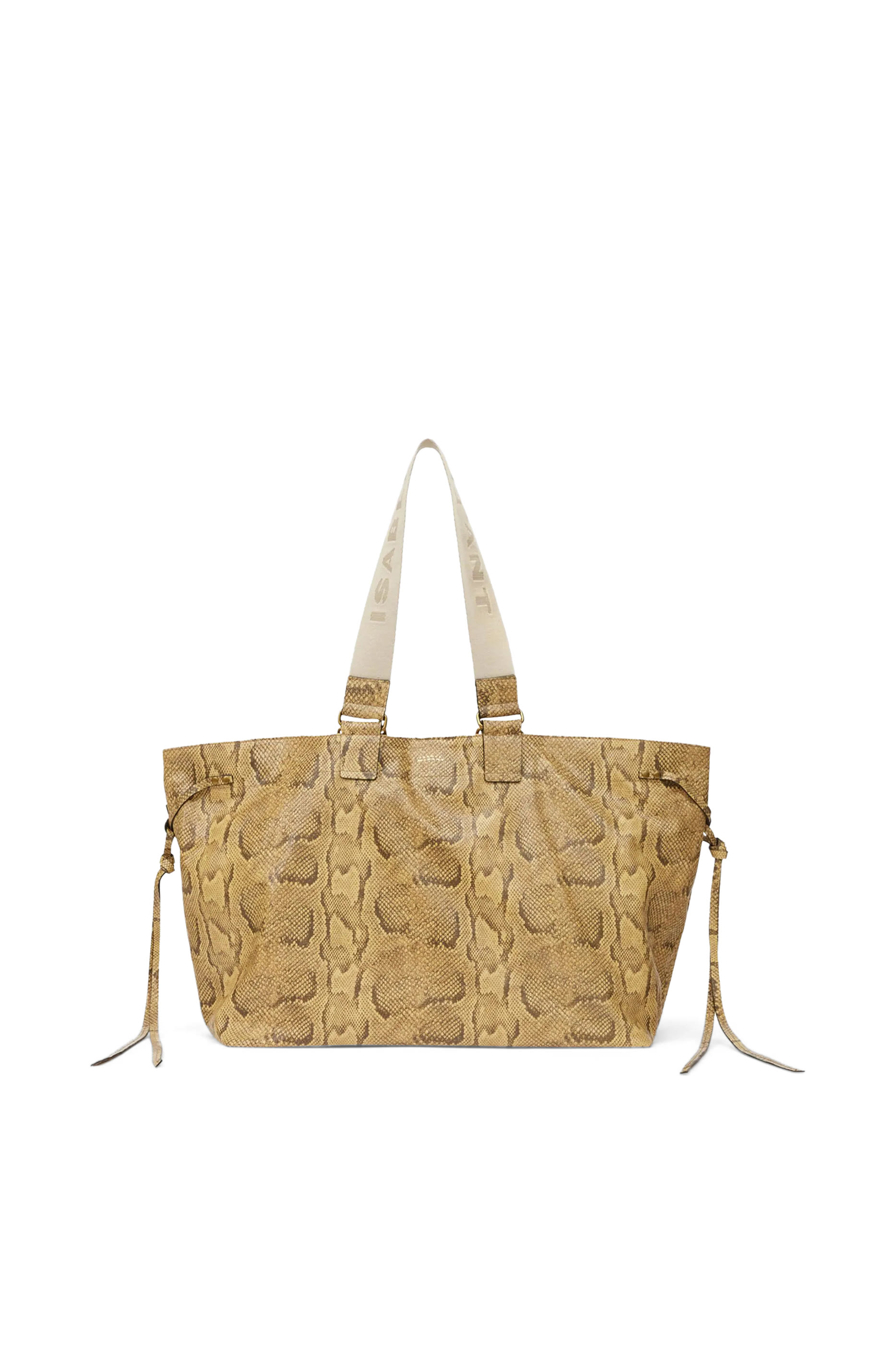 Wardy Printed Leather Tote Bag
