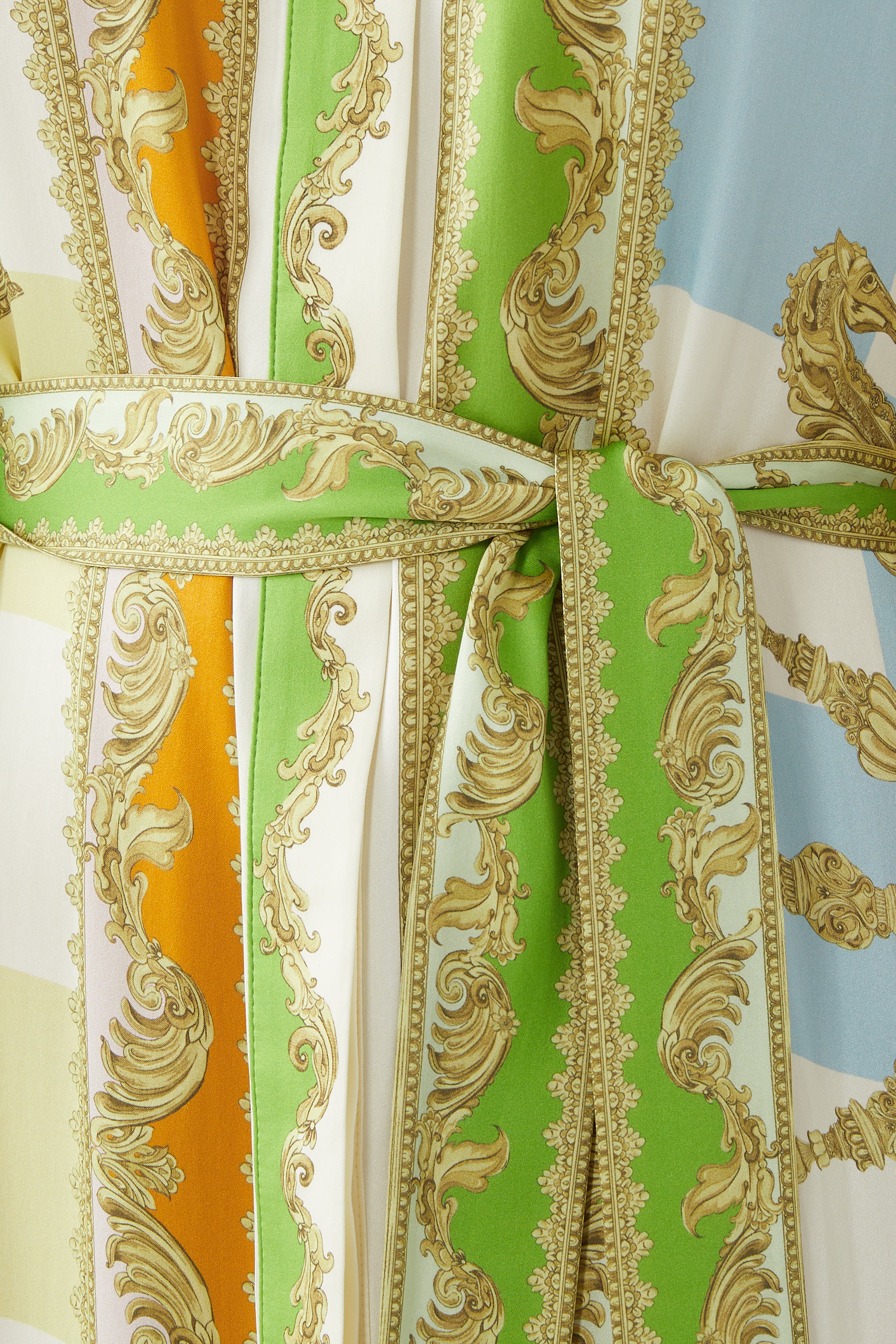 Checkmate Silk Shirtdress