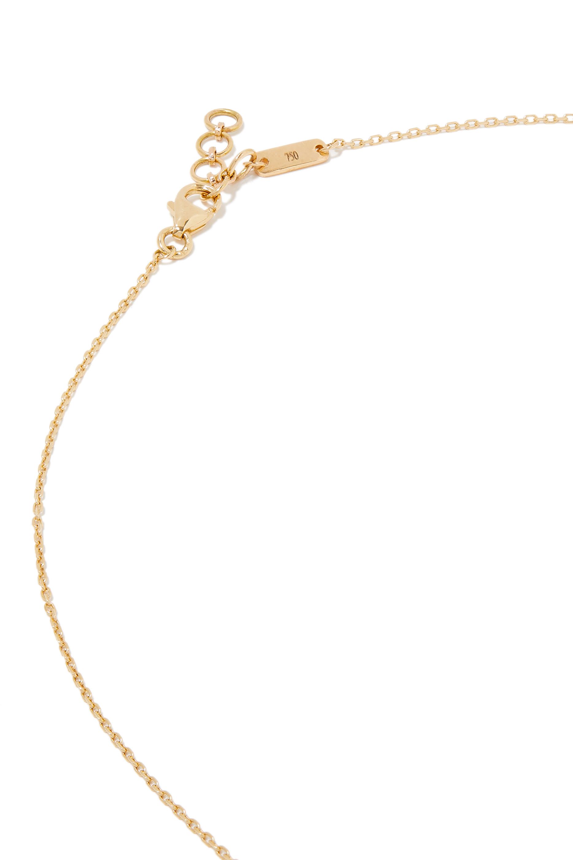 Lapis Blue Enamel Five Eyes Necklace