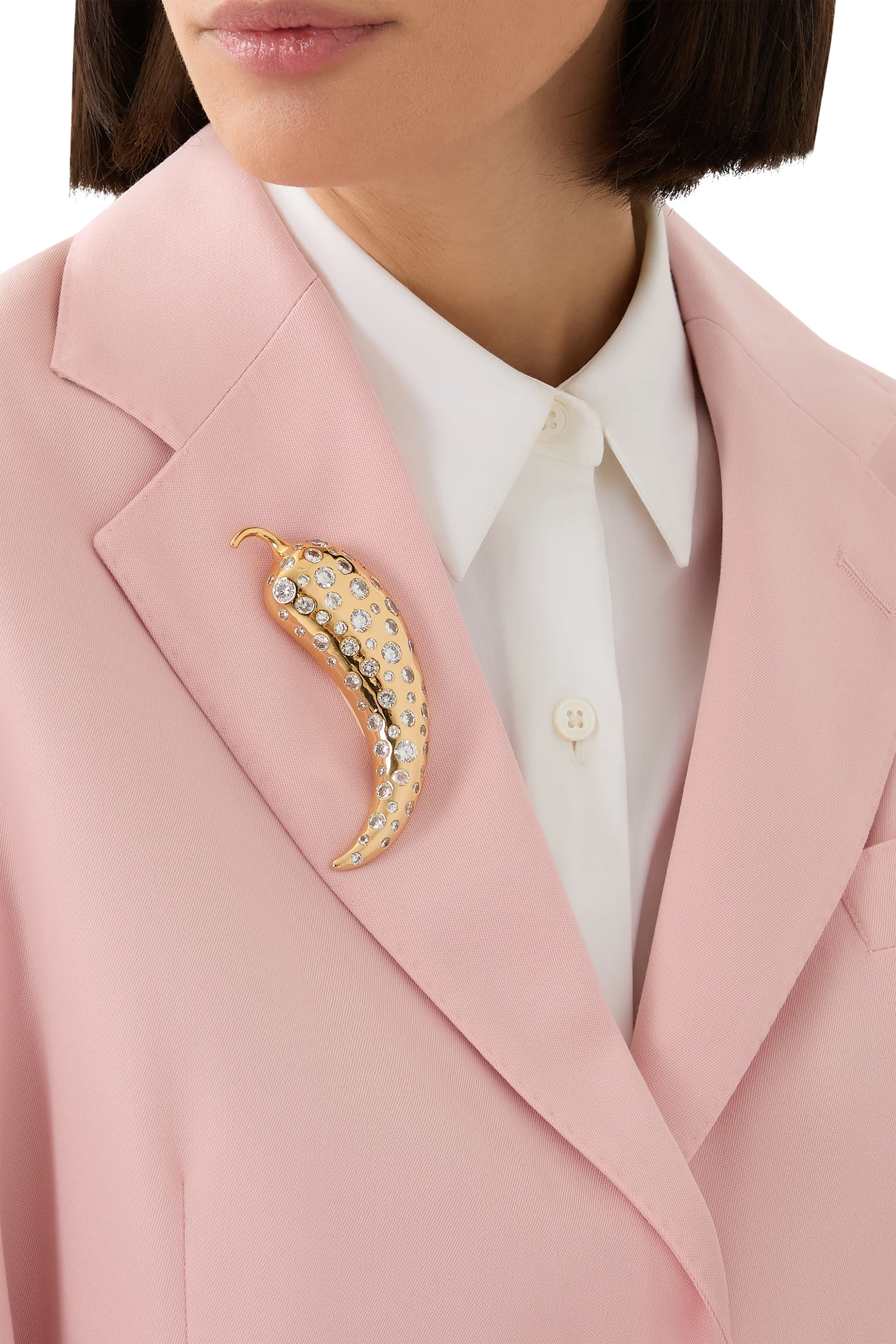 Hot Pepper Design Brooch