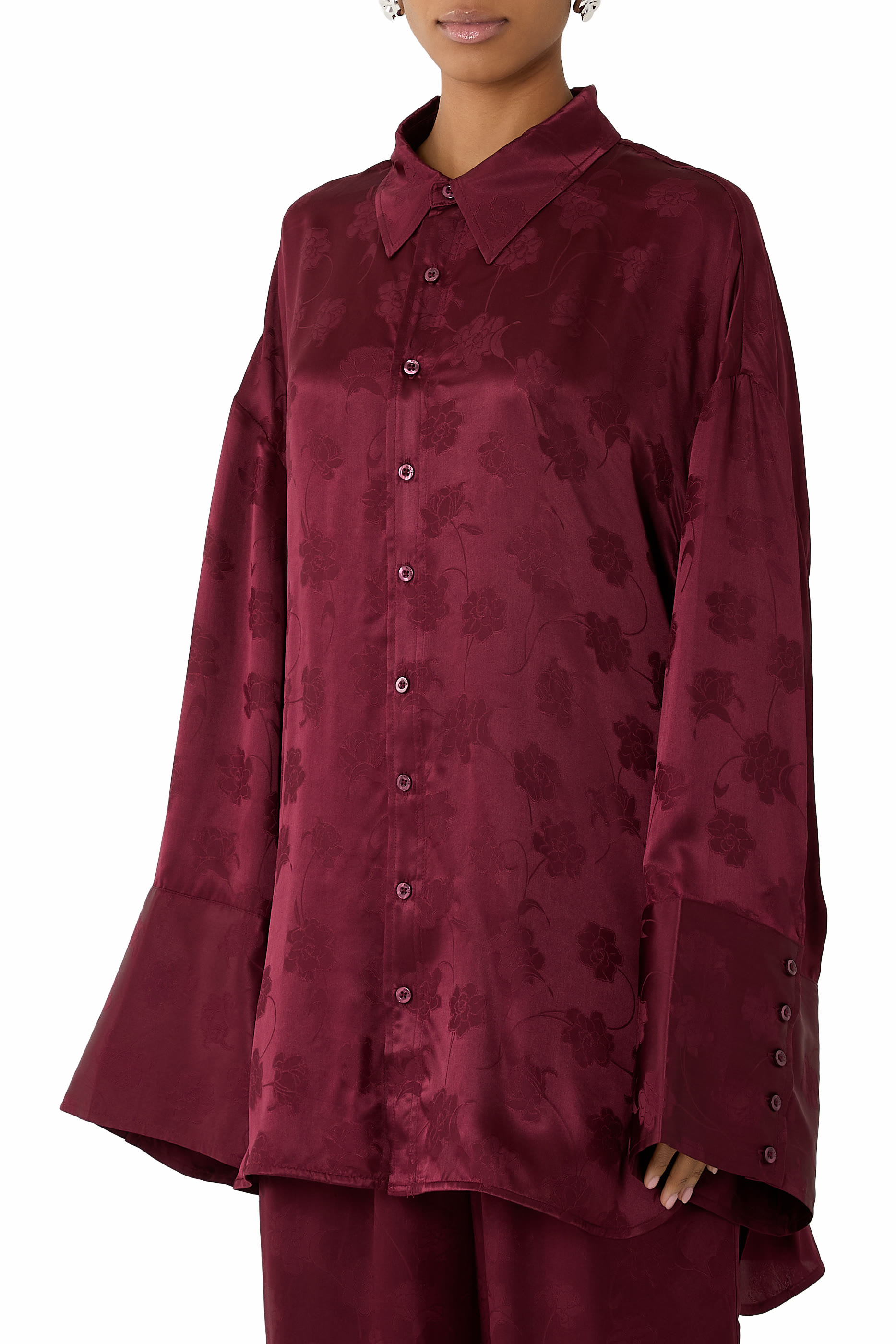 Silk Oversized Shirt