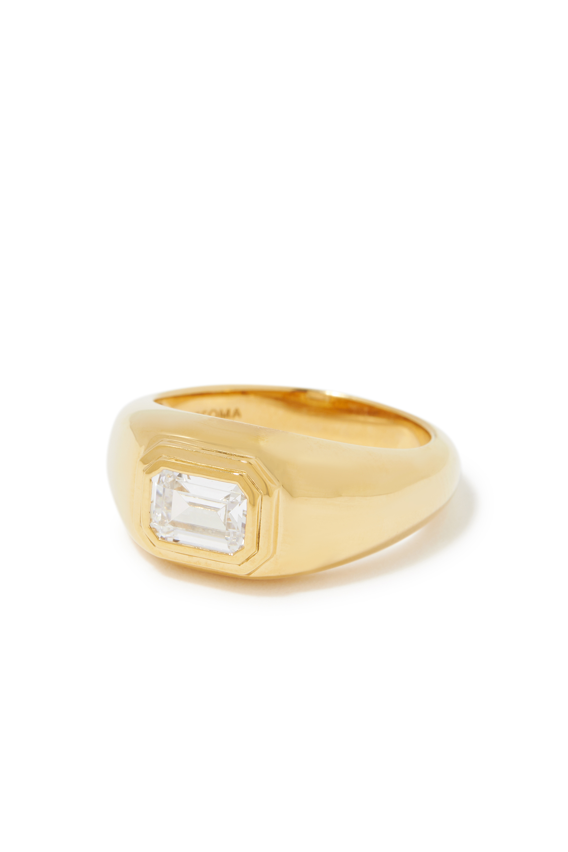 Dome Statement Ring, 18k Gold-Plated Sterling Silver