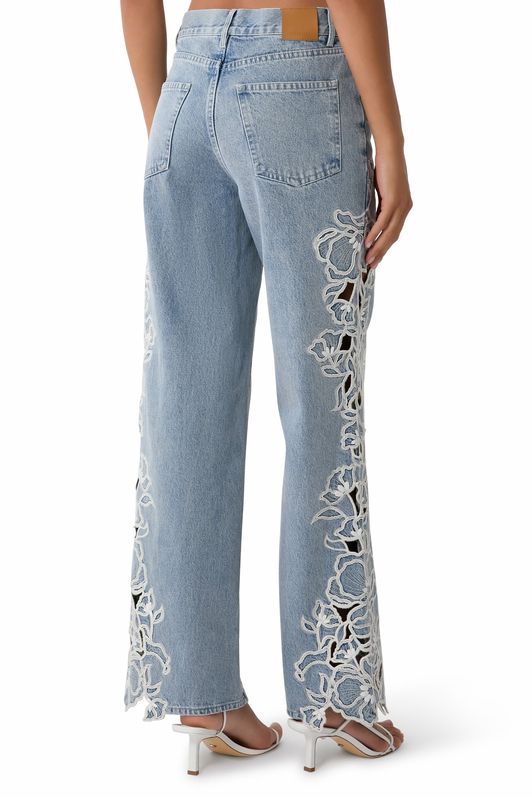 Porter Embroidered Jeans