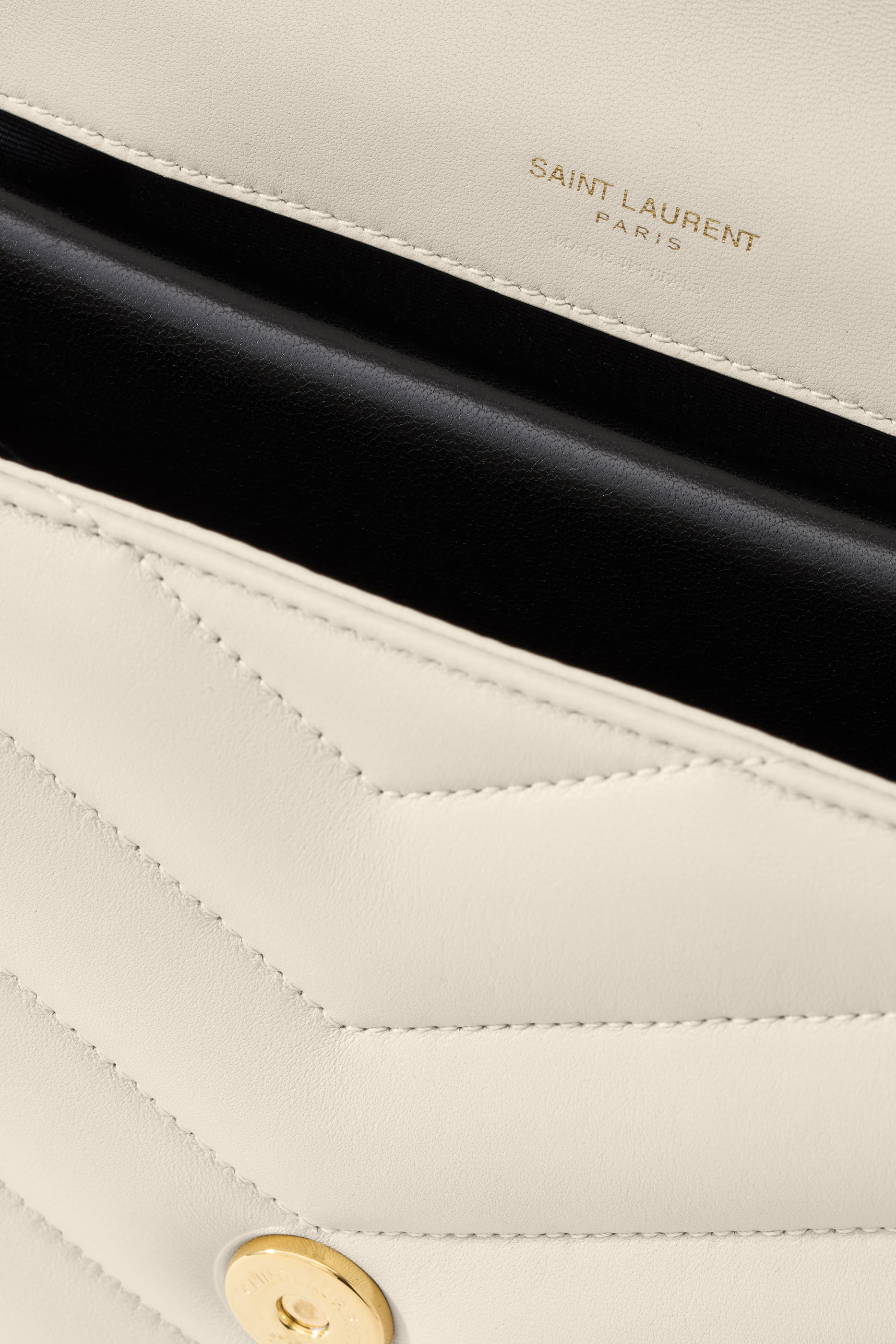  Loulou Medium Chain Bag In Matelass&eacute; Lambskin 