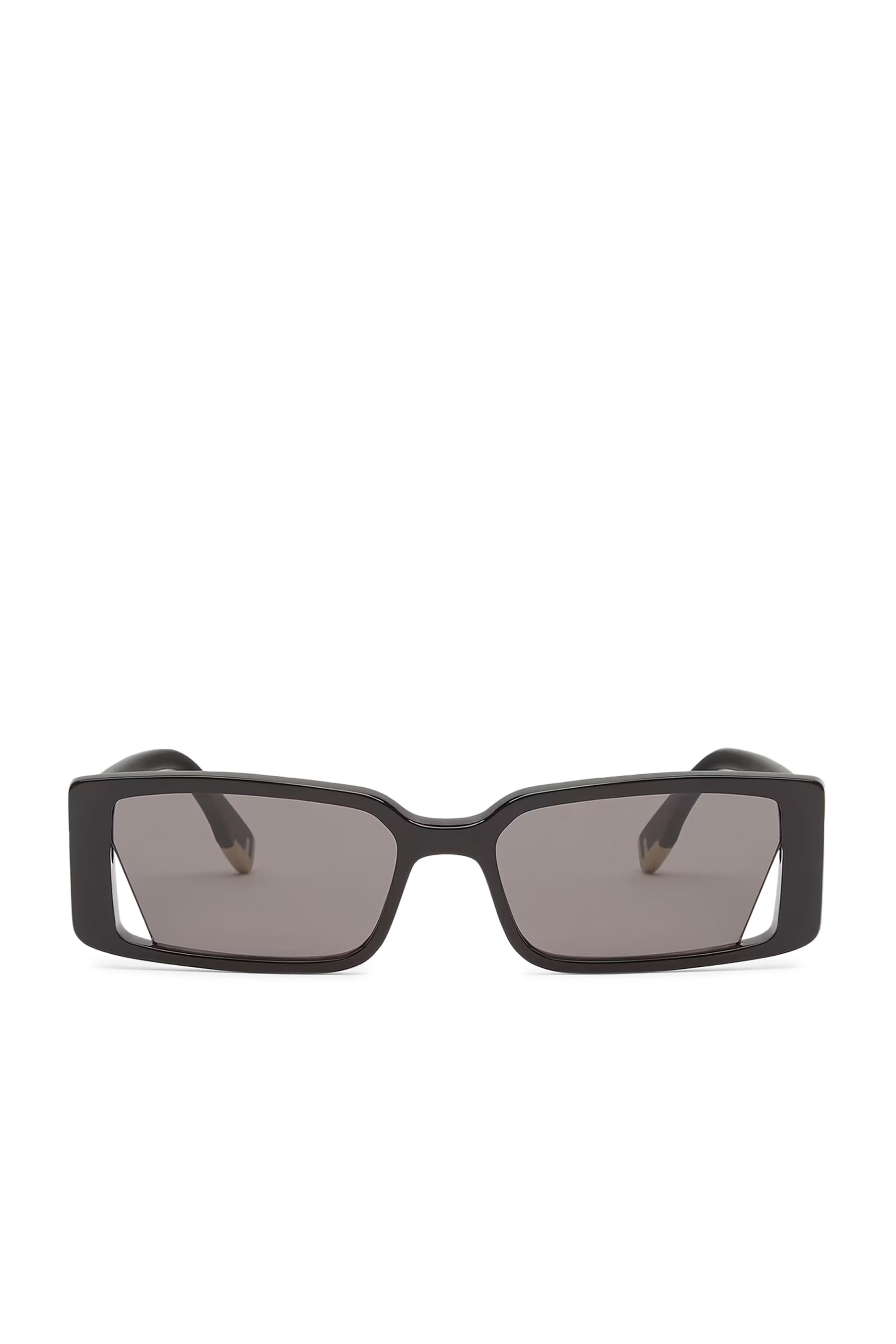 Fendi Way Black Rectangular Sunglasses