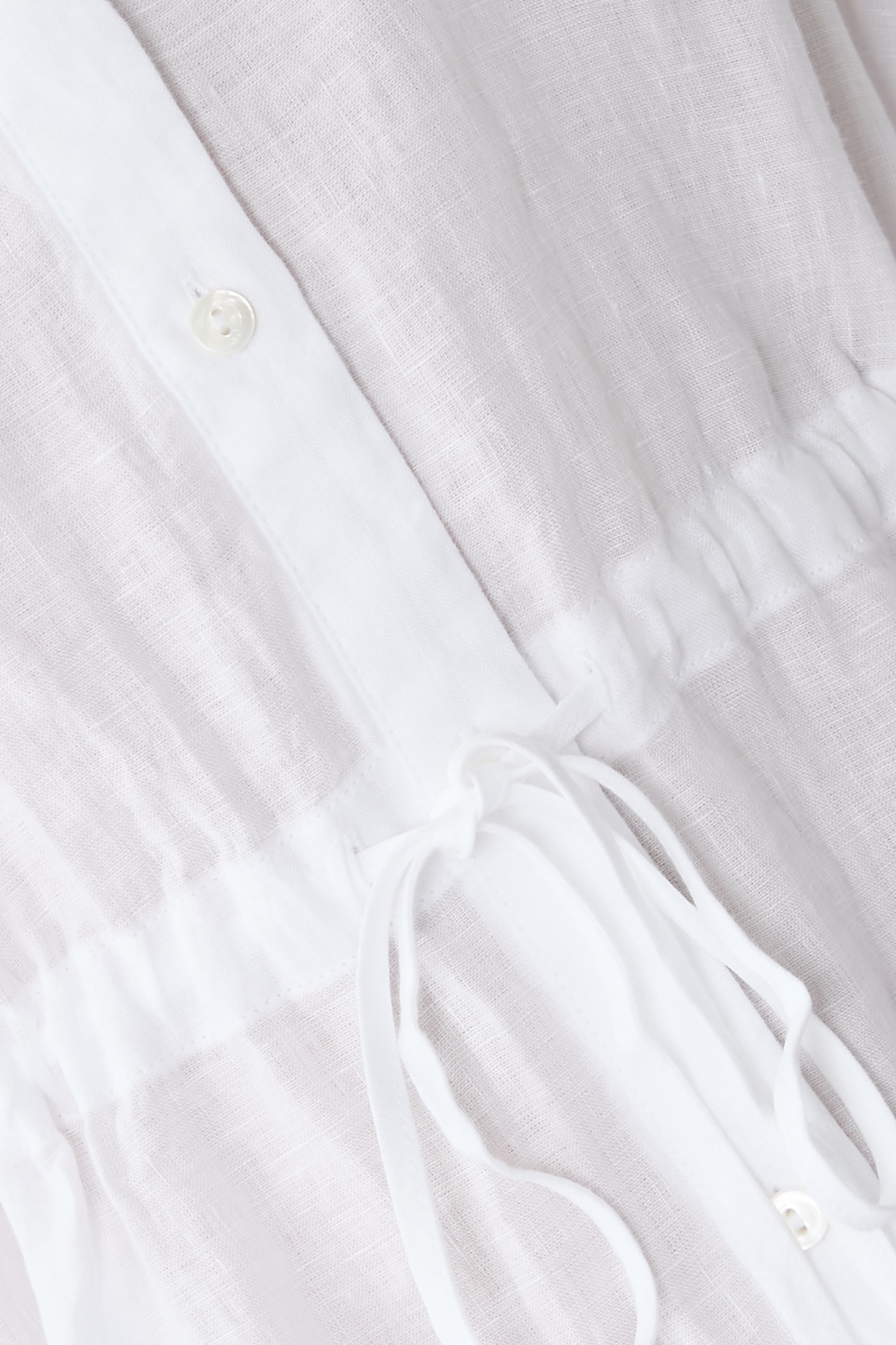Collar Drawstring Shirt