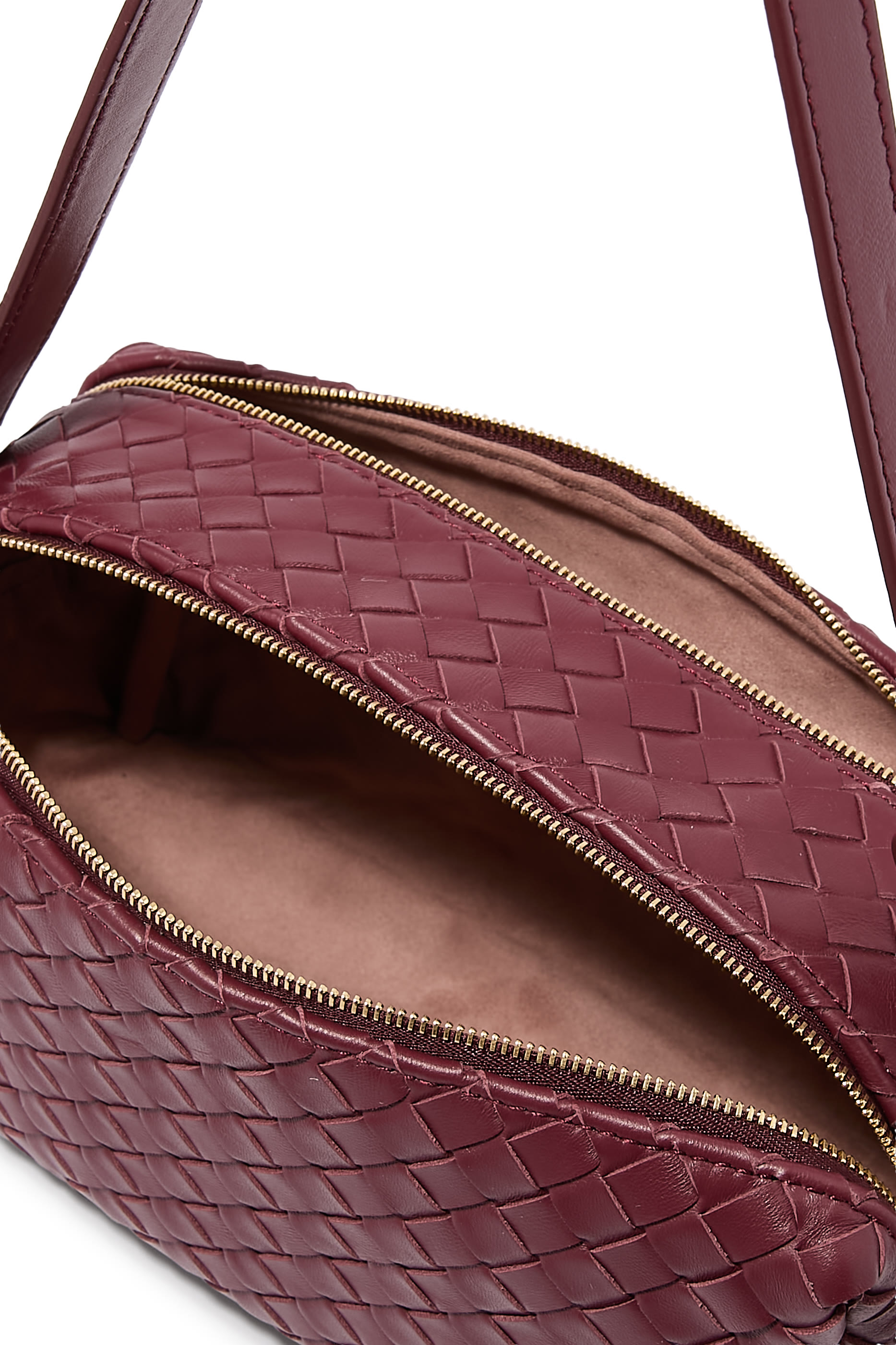 Trousse Woven Leather Bag