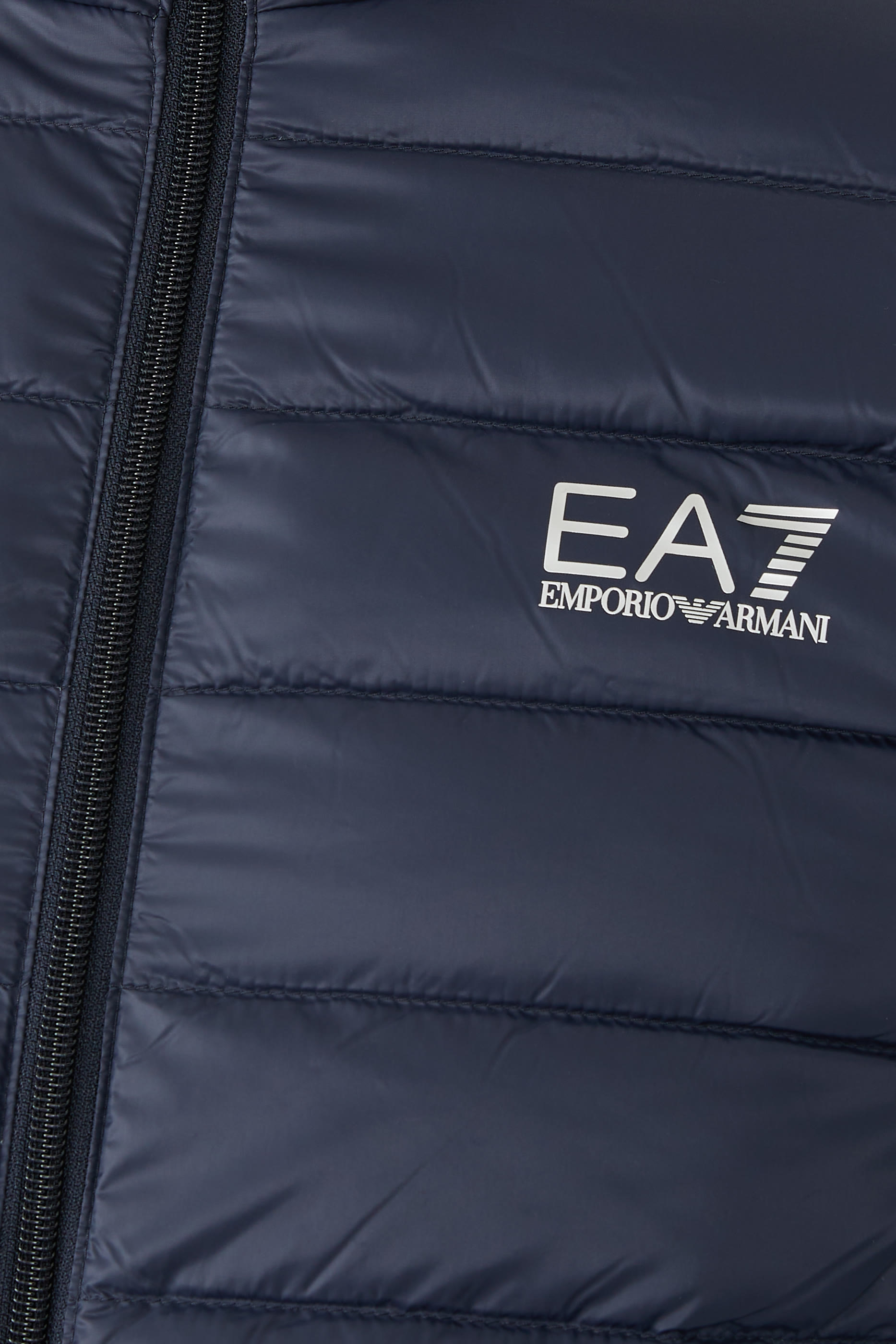 EA7 Logo Puffer Vest