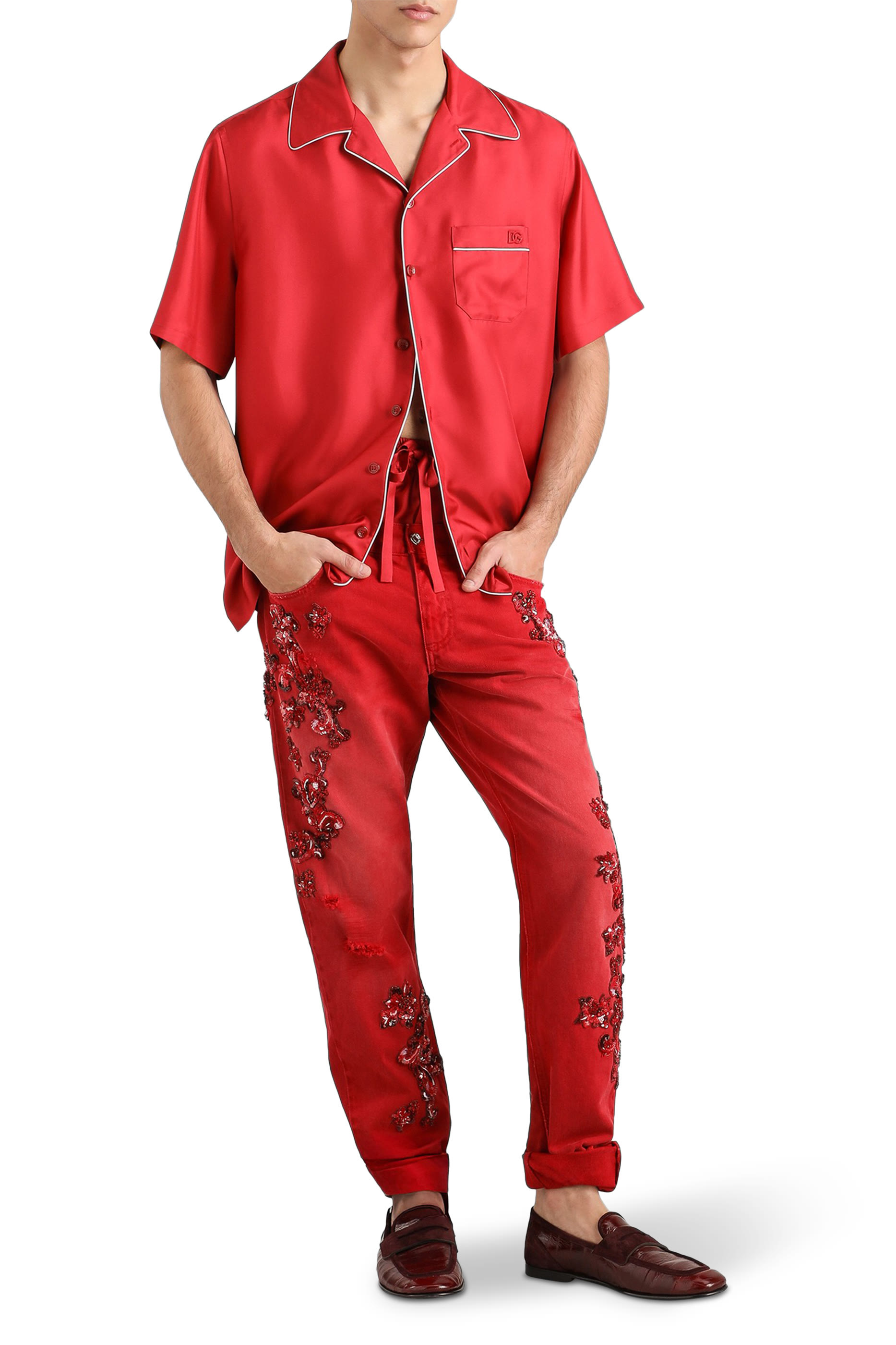 Vanity Silk Twill Bermuda Shorts