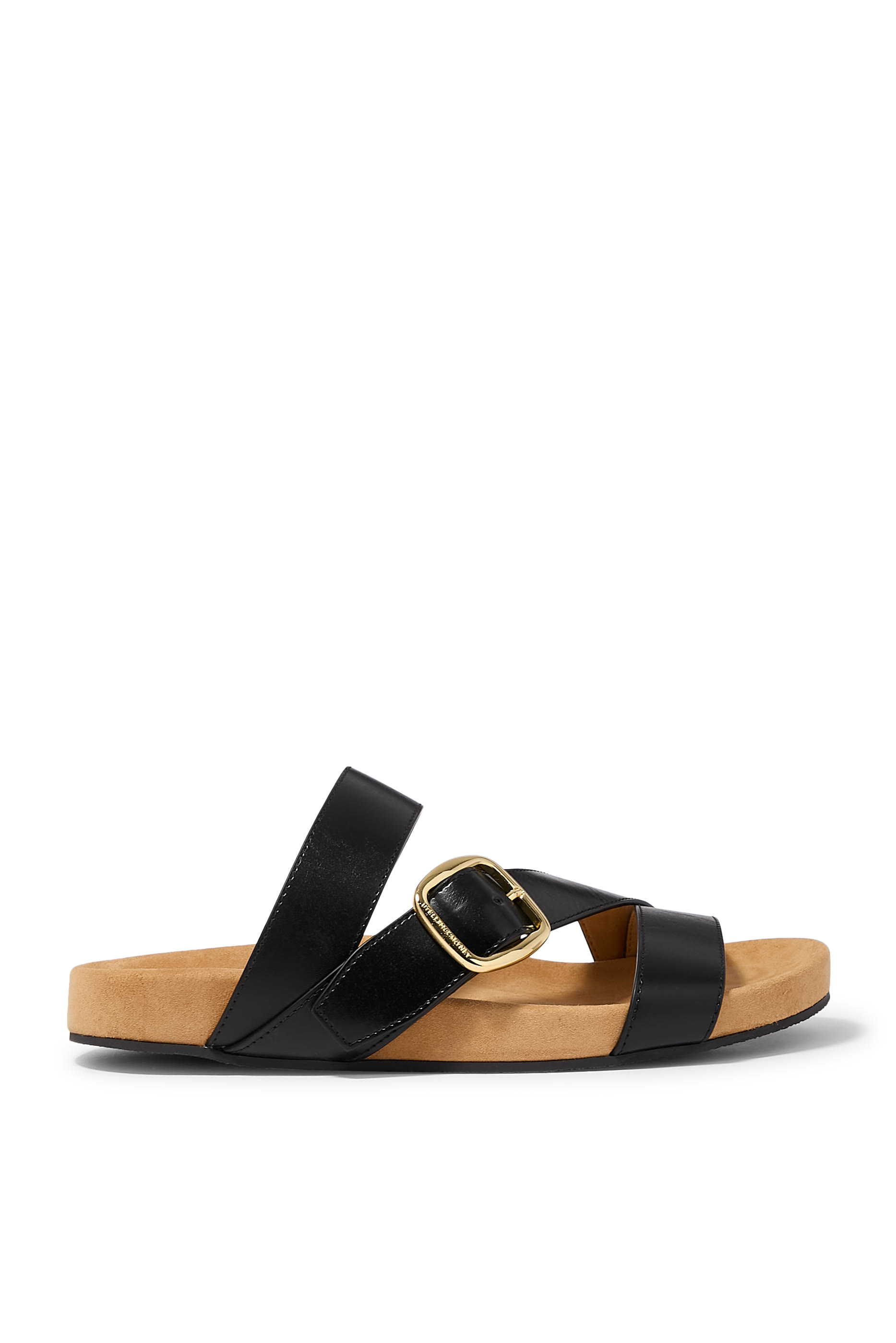 Gaia Backless Buckle Sandals 