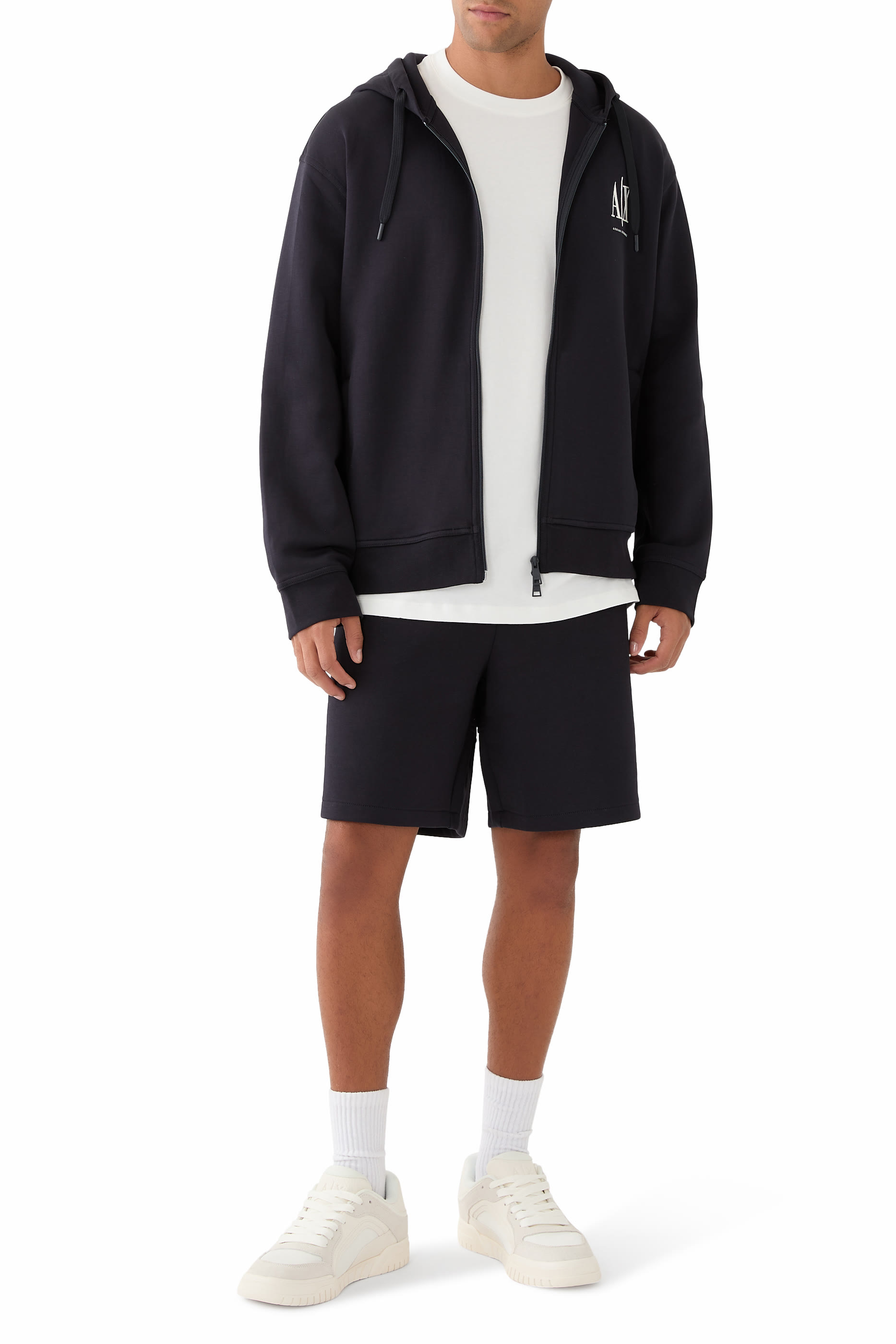 AX Logo Zip-Up Sweatshirt