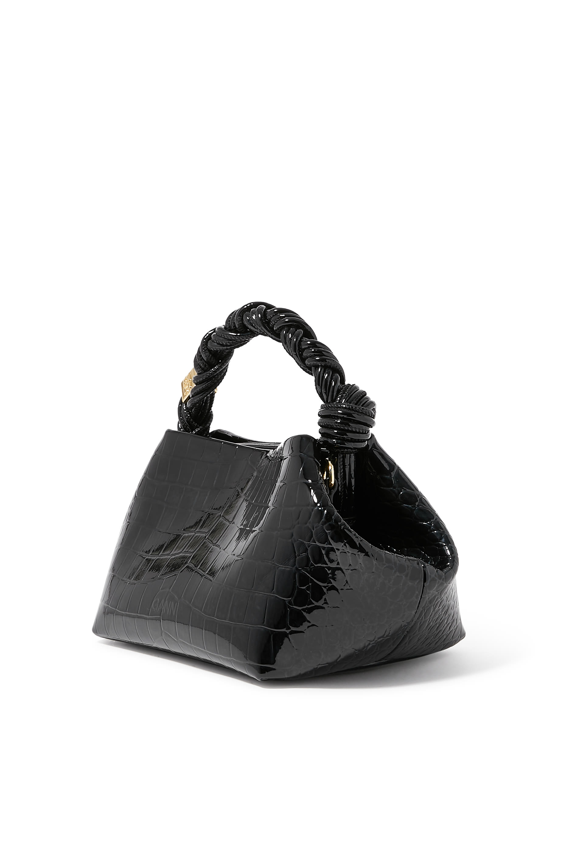 Croco Patent Small Bou Bag