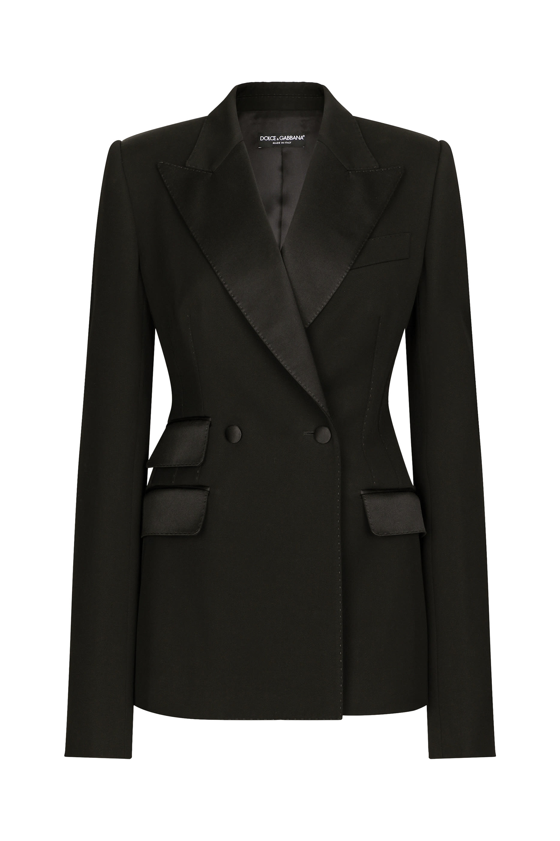 Double-Breasted Woolen Jacket