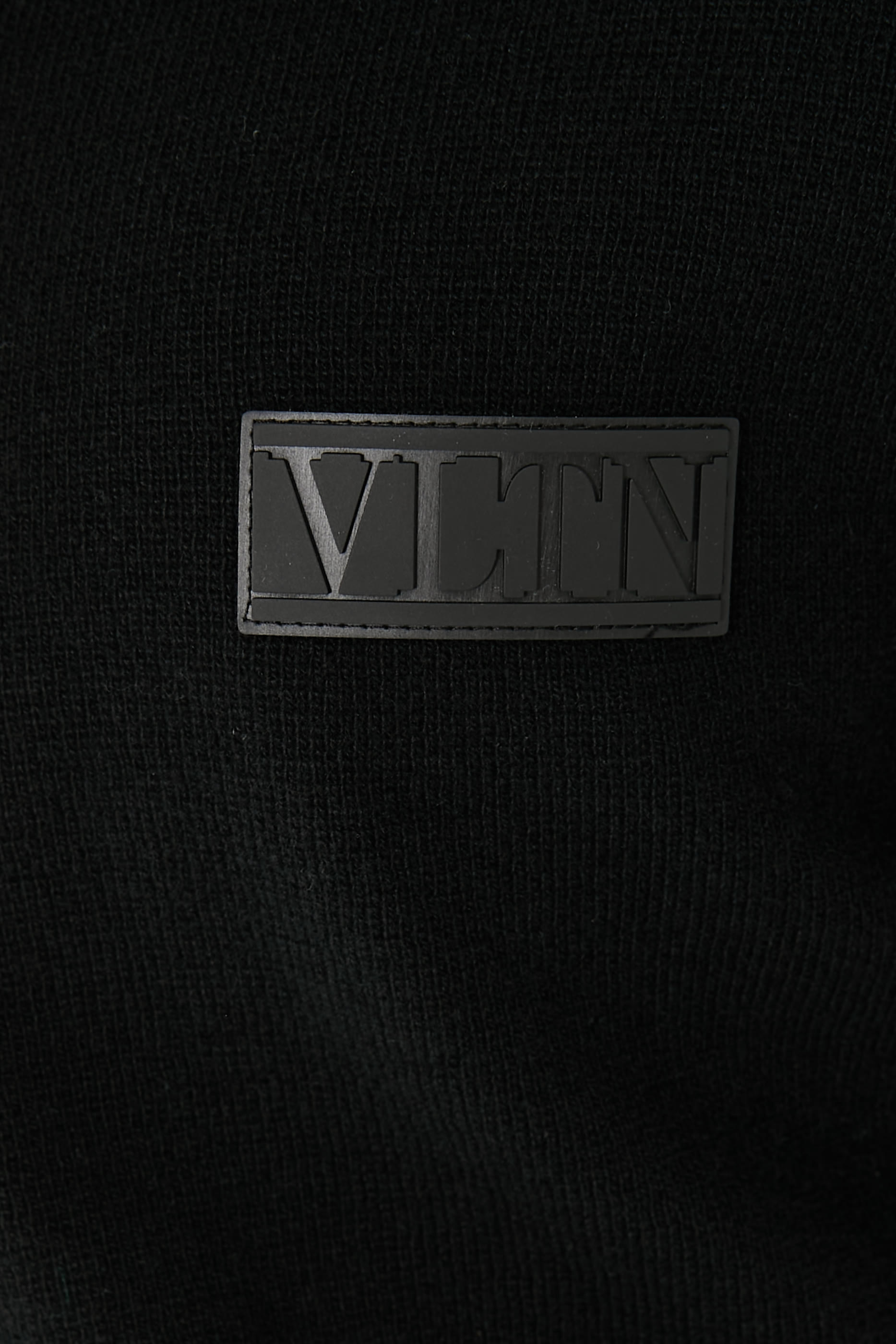 Logo Patch Zip-Up Sweatshirt