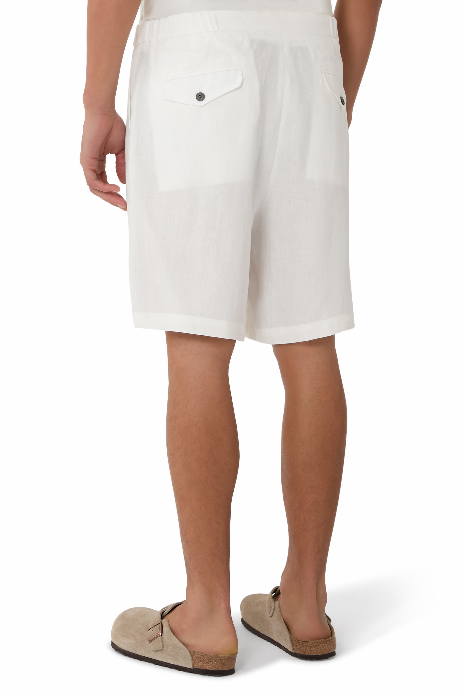  Pure Linen Bermuda Shorts
