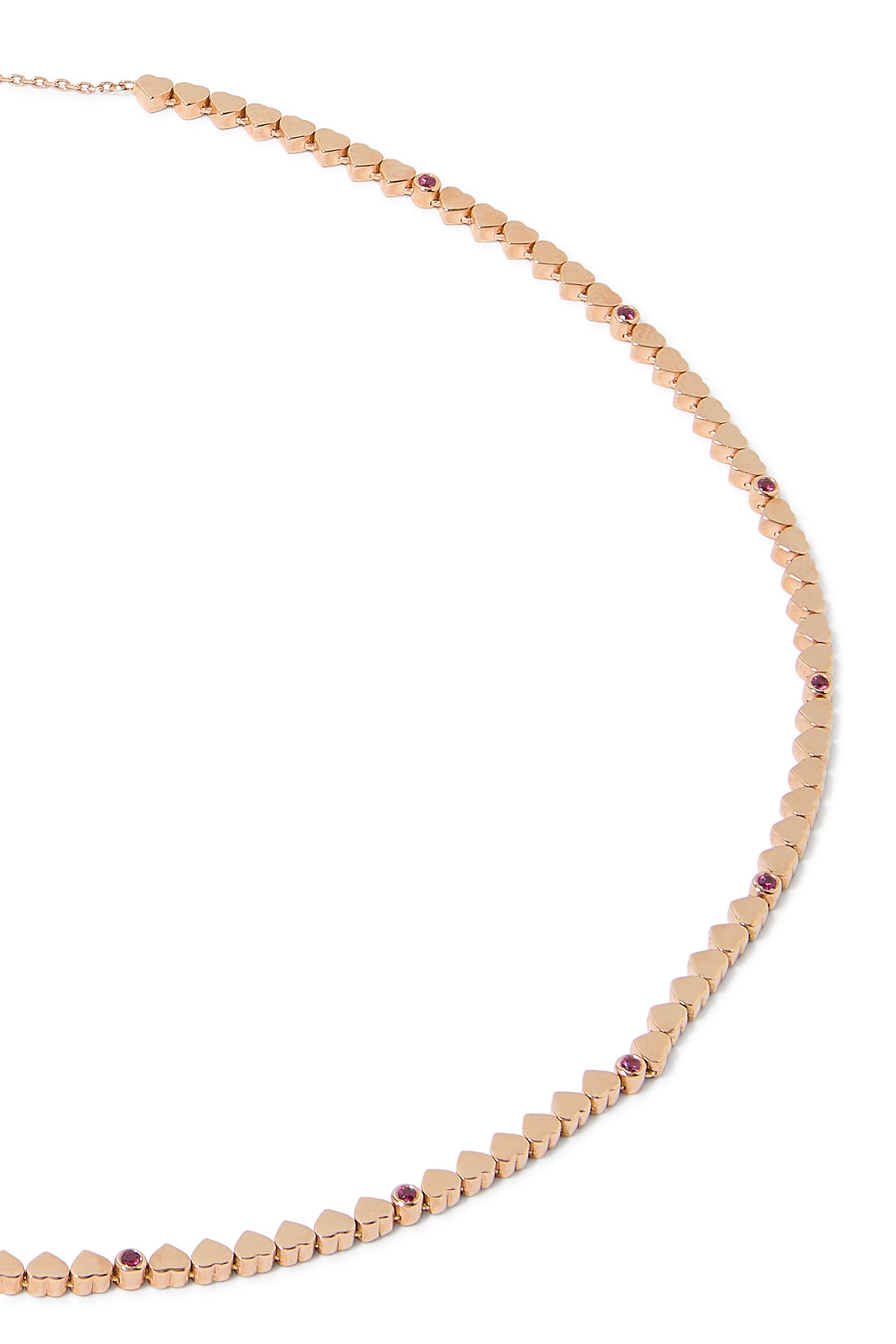 Love in Tokyo Necklace, 18k Rose Gold & Diamonds