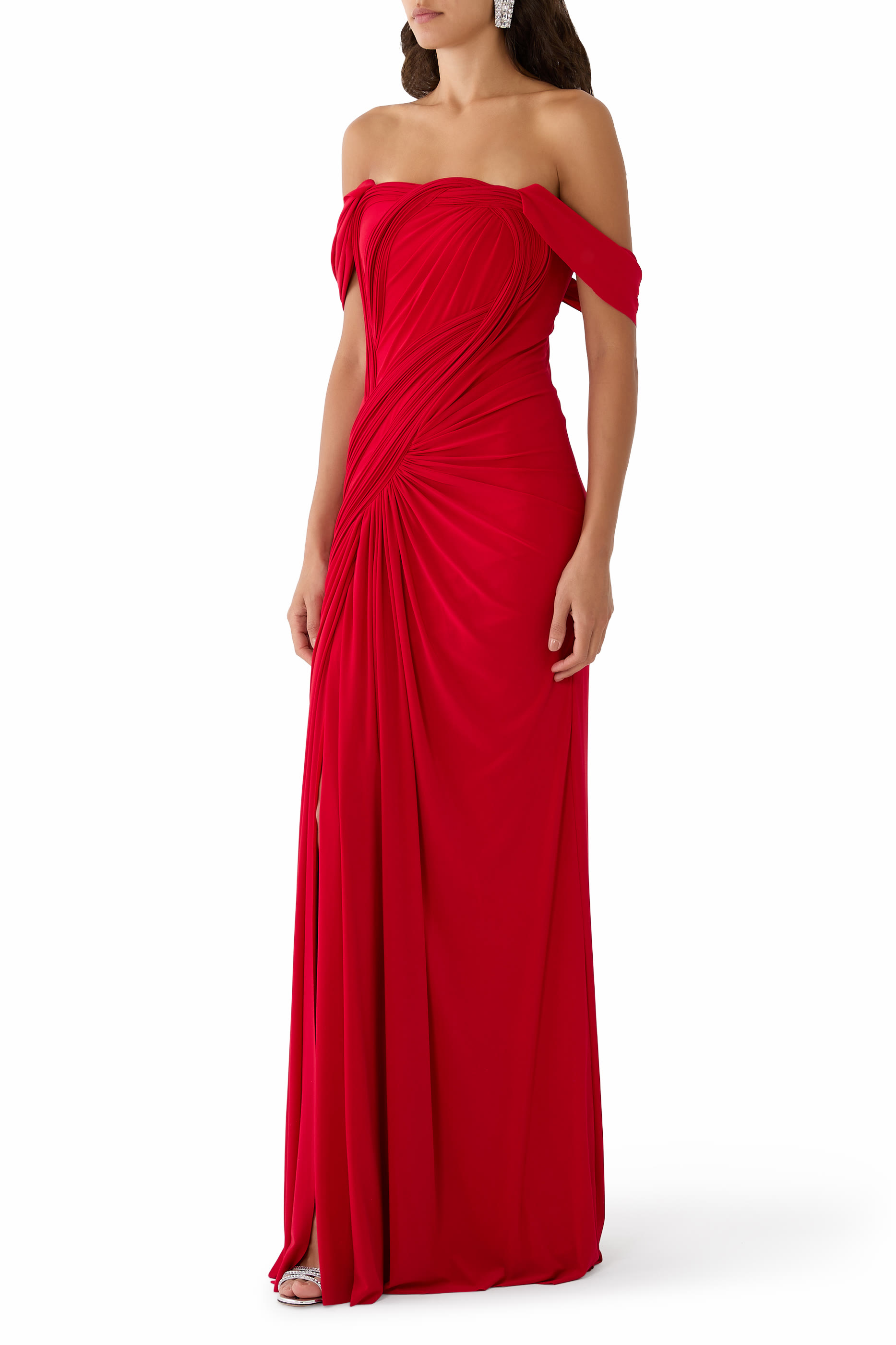 Sculpted Flame Gown 