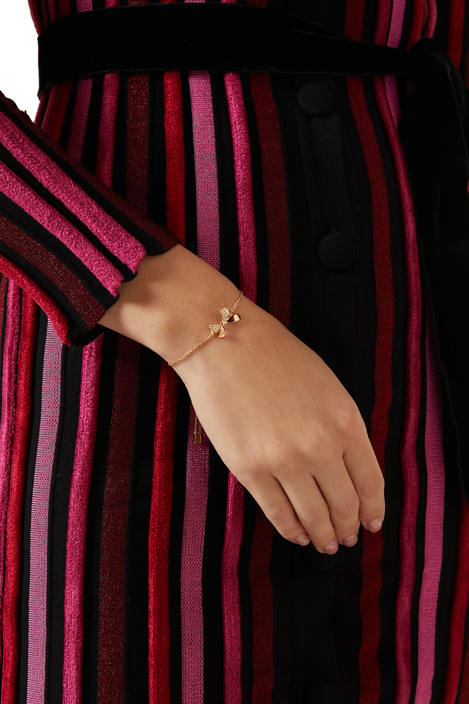 Sentimental Bow Bracelet, Sterling Silver