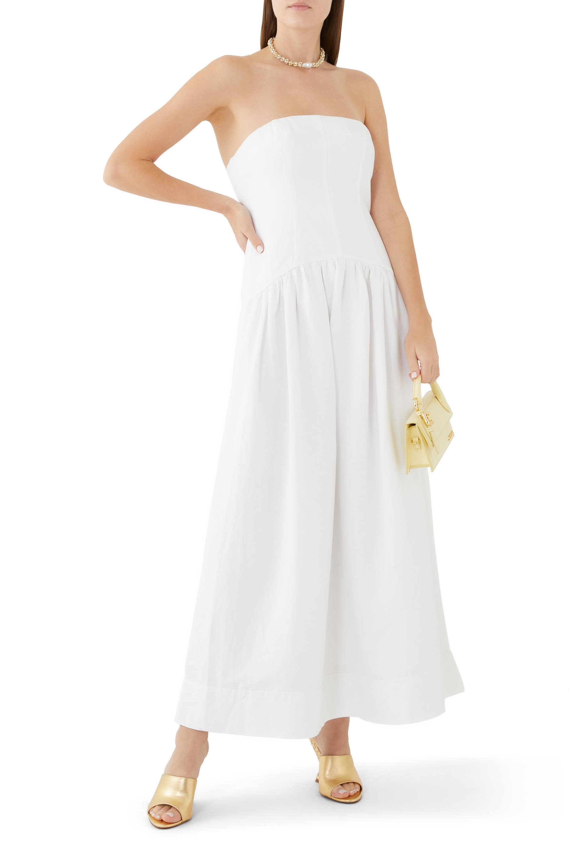 Blanc Maxi Dress