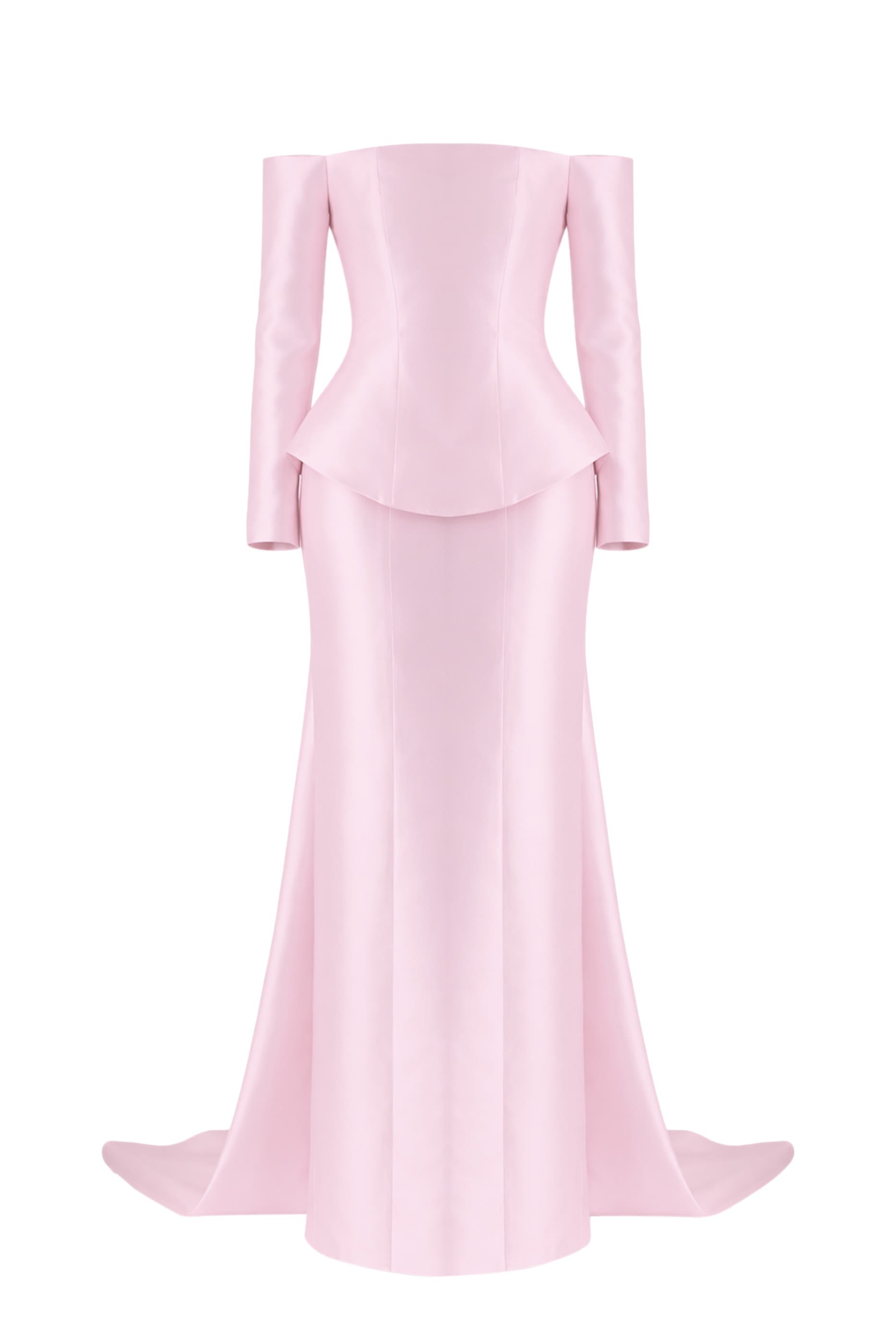 Mikado Off-Shoulder Gown