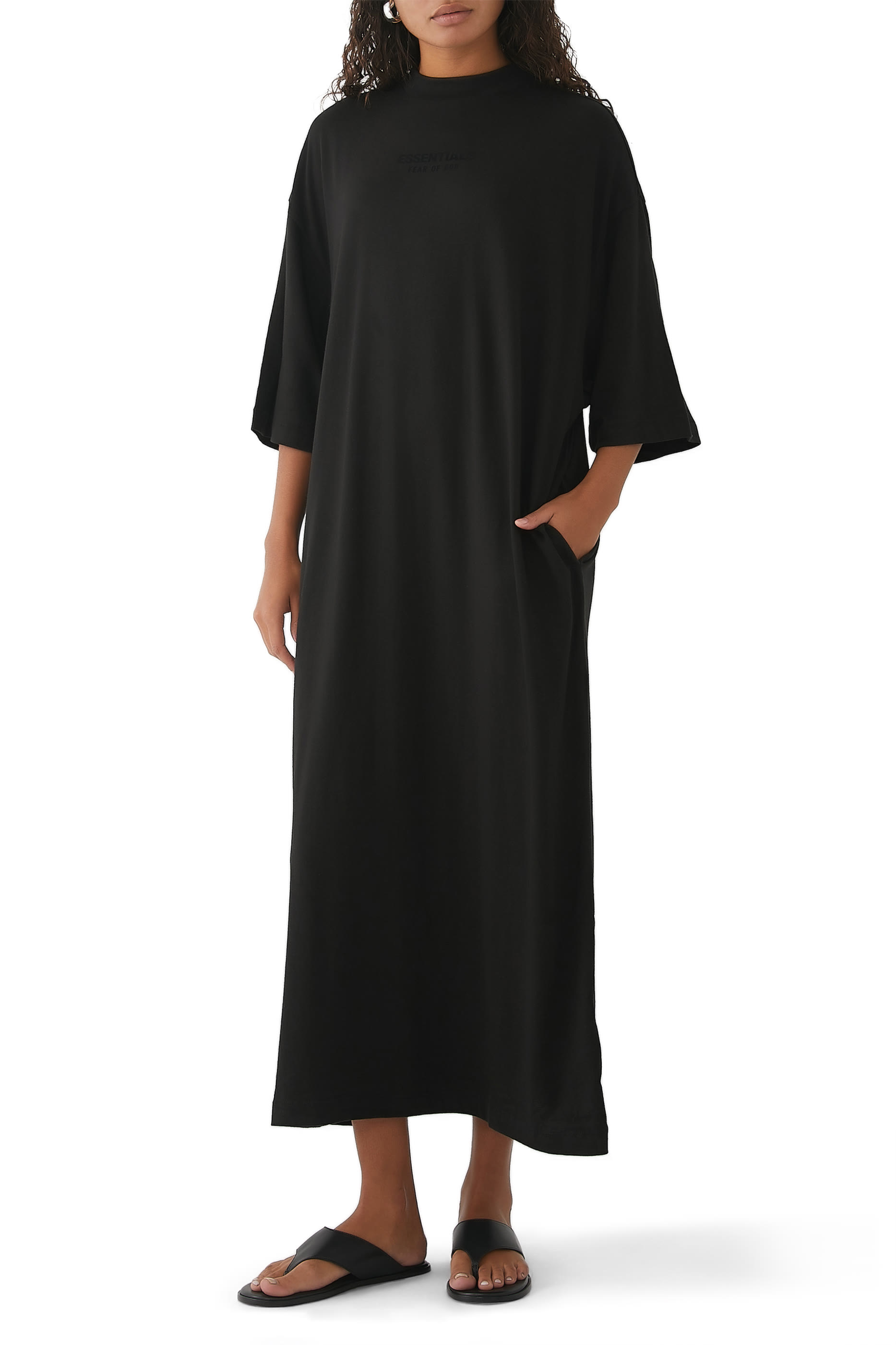 Essentials 3/4 Sleeve Dress