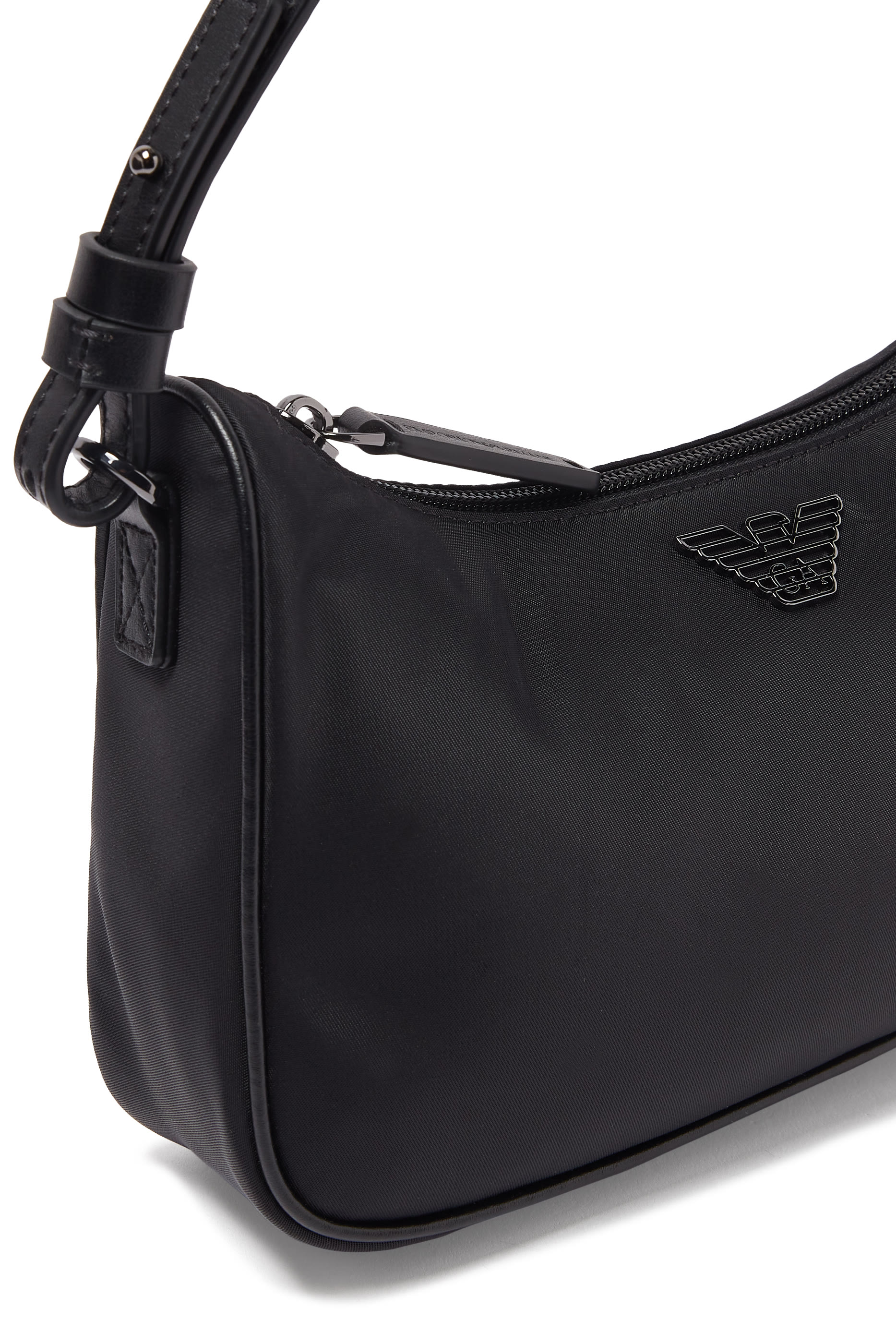 Metal Eagle Logo Crossbody Bag