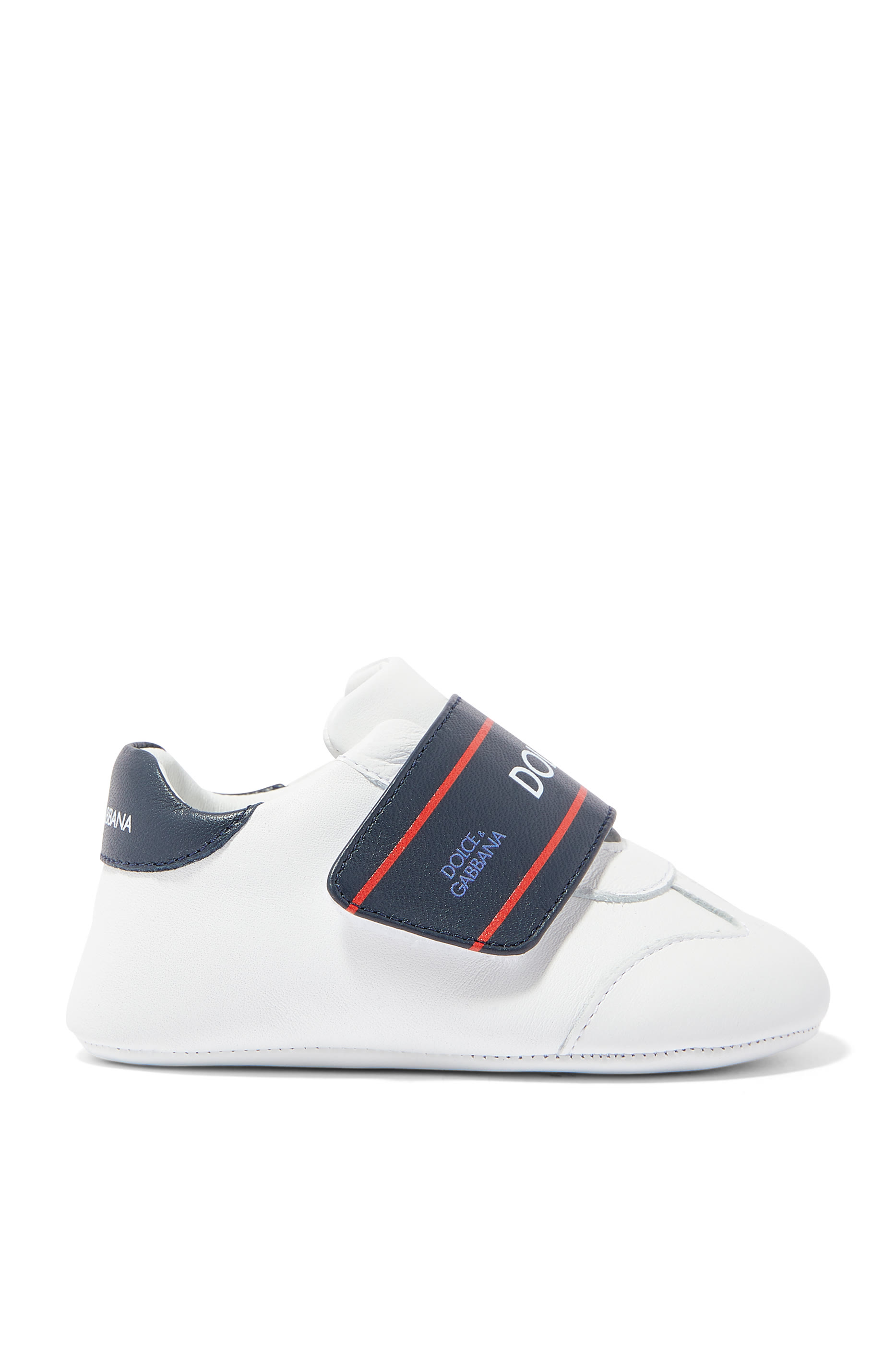 Kids Logo Nappa Leather Sneakers