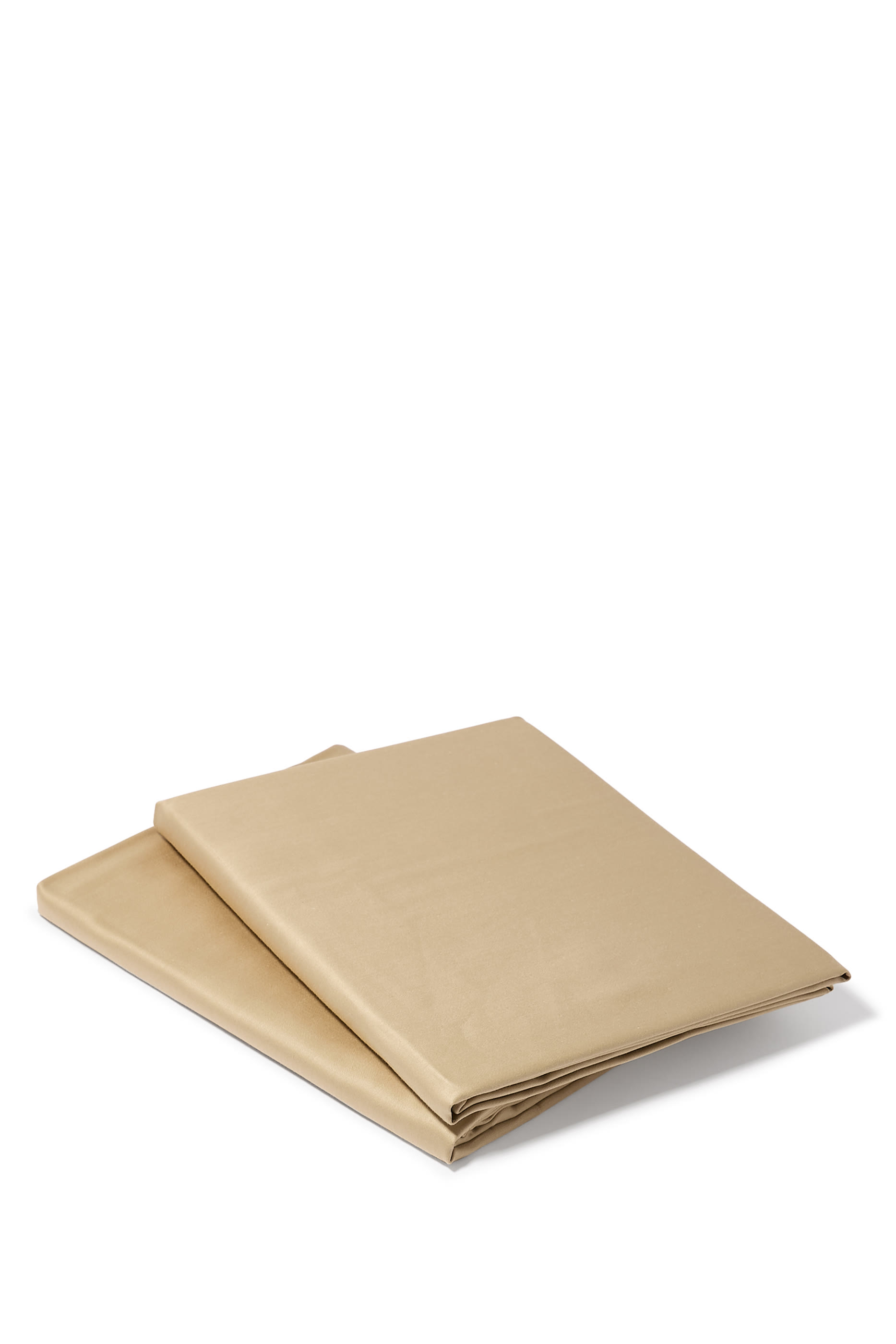 Plain Sateen Pillowcase - Set of 2