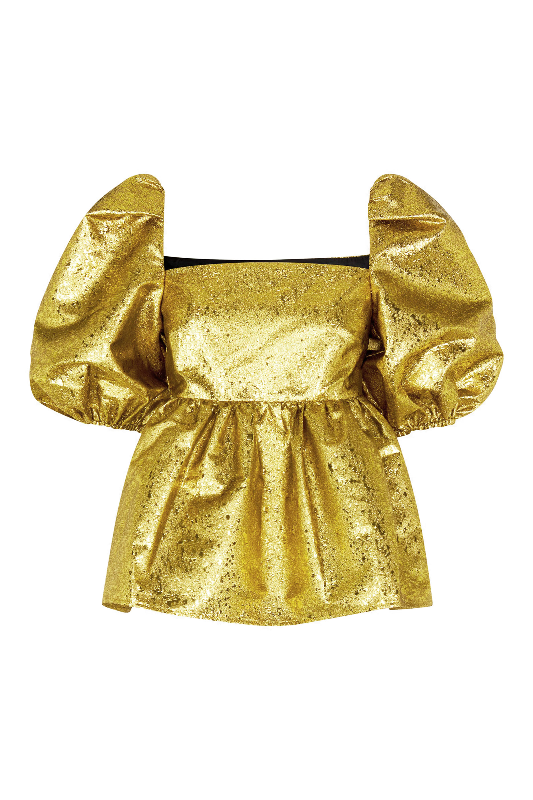 Kinsley Puff Sleeve Peplum Top