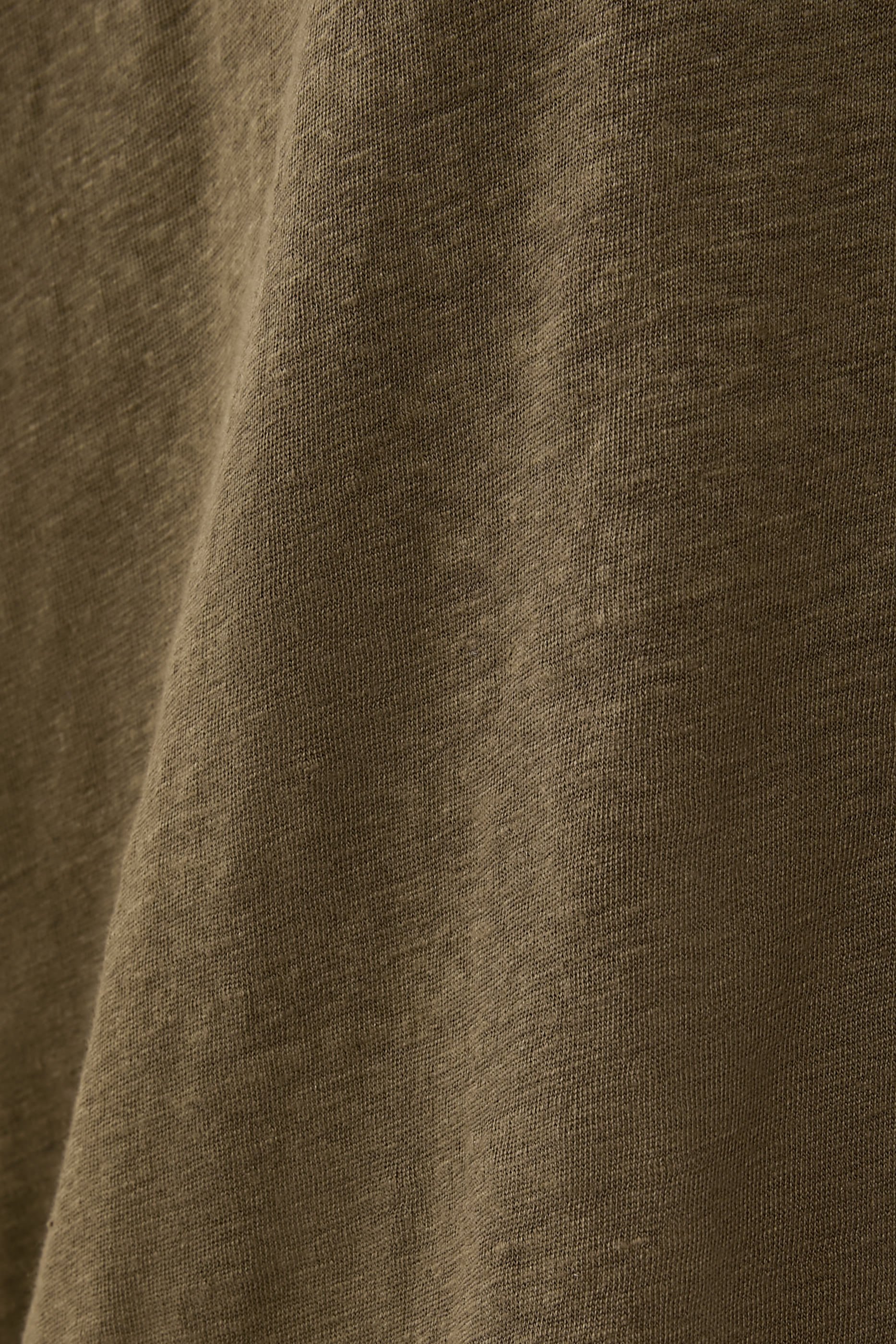 Organic Linen Jersey V-Neck T-Shirt