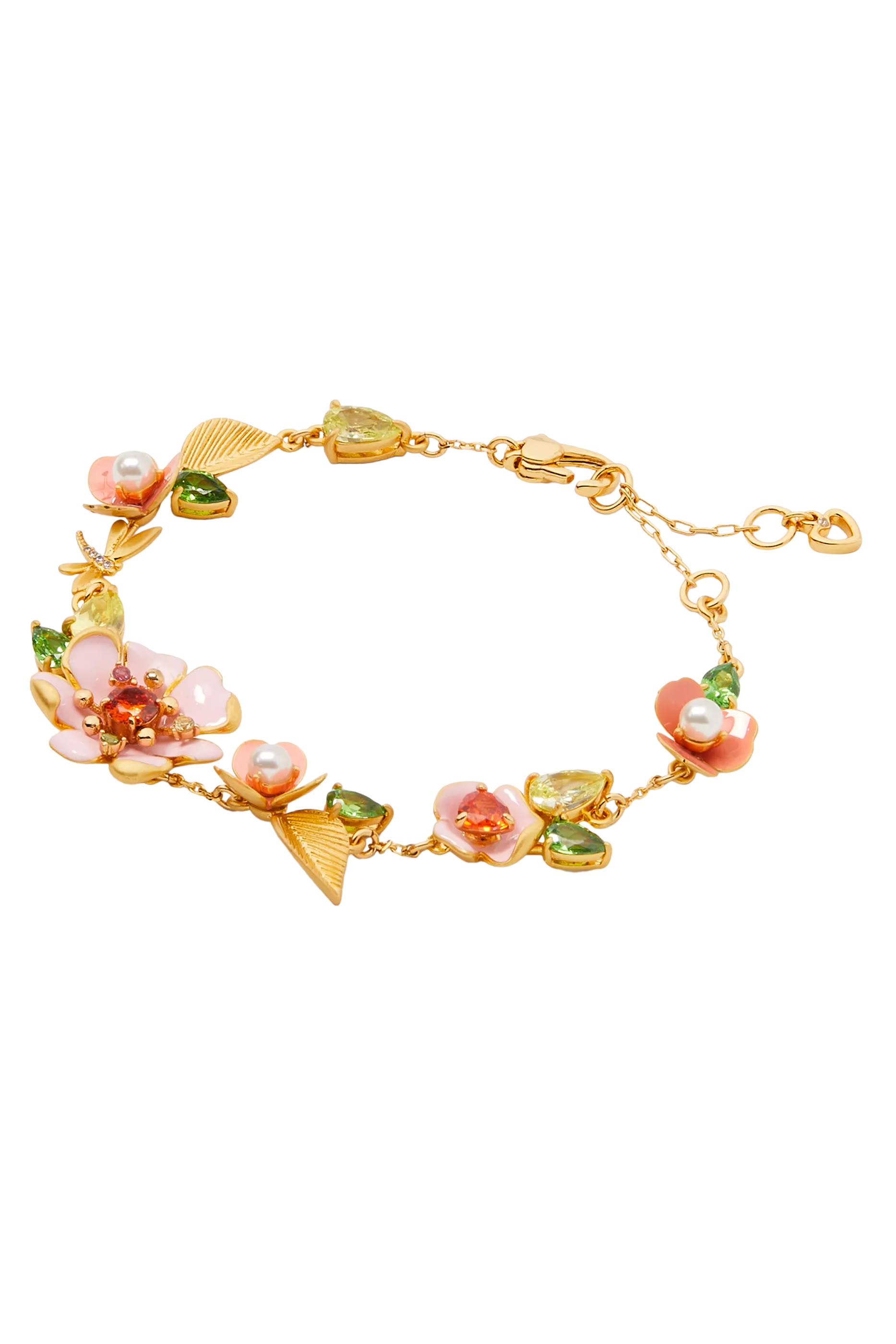 Bloom in Color Bracelet, Plated Metal & Cubic Zirconia