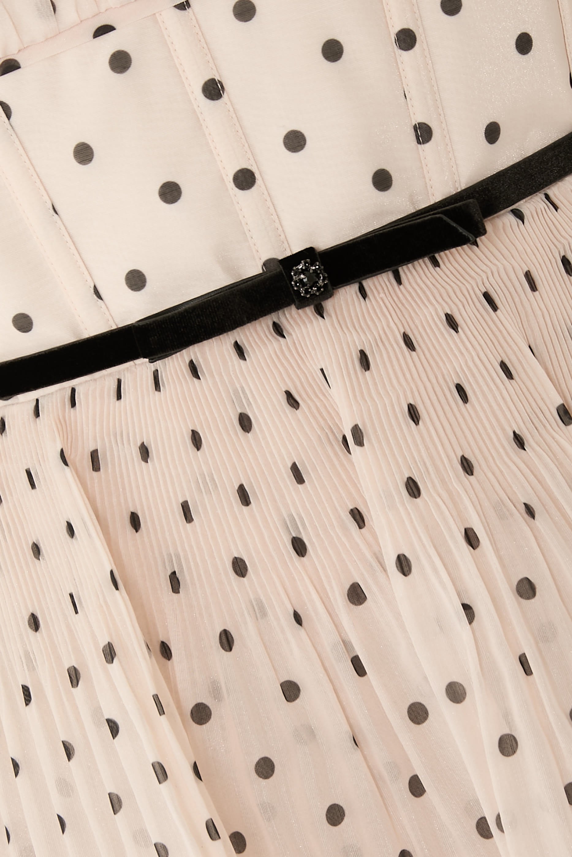  Pleated Tiered Midi Dress