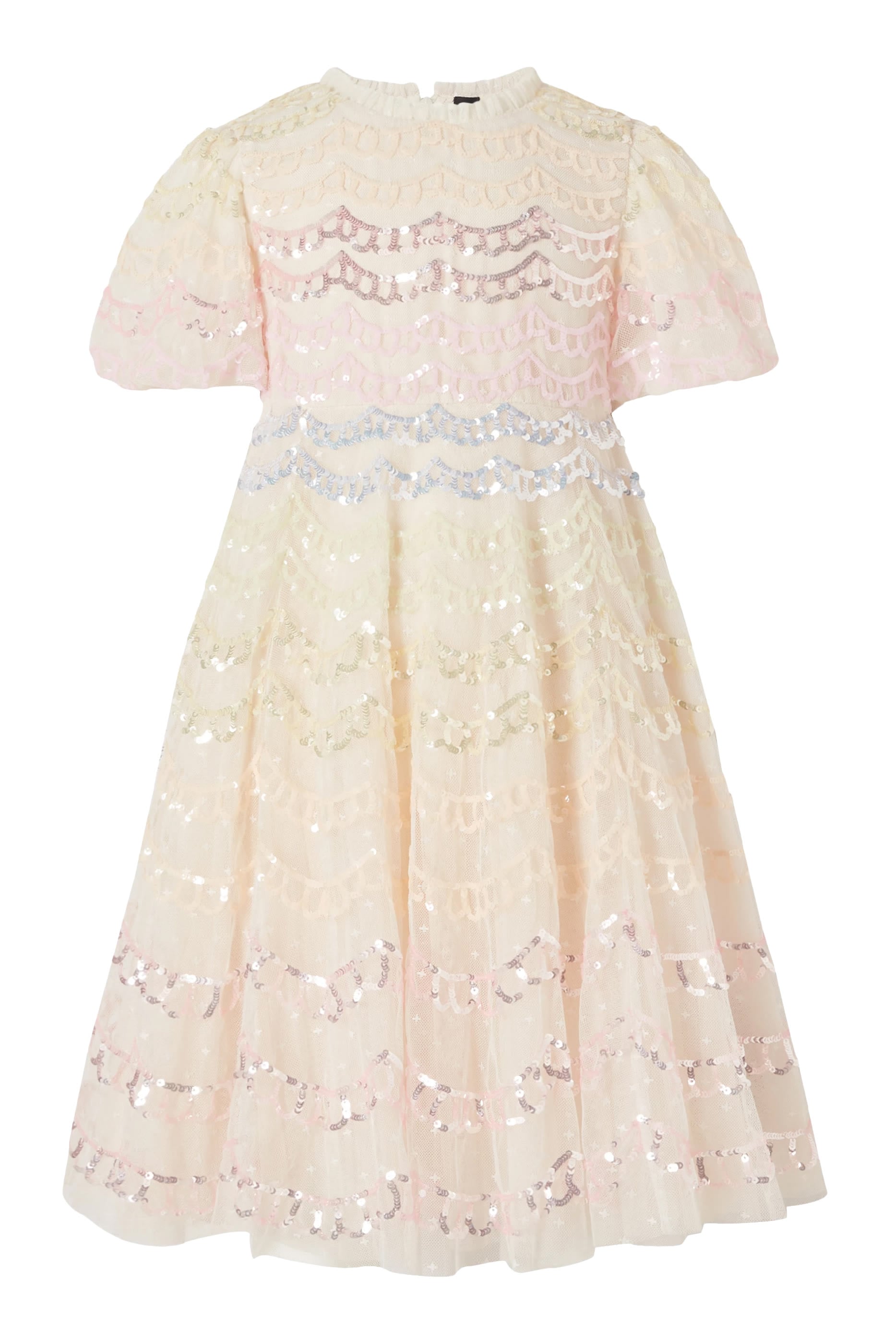 Kids Ombre Scallop Dress