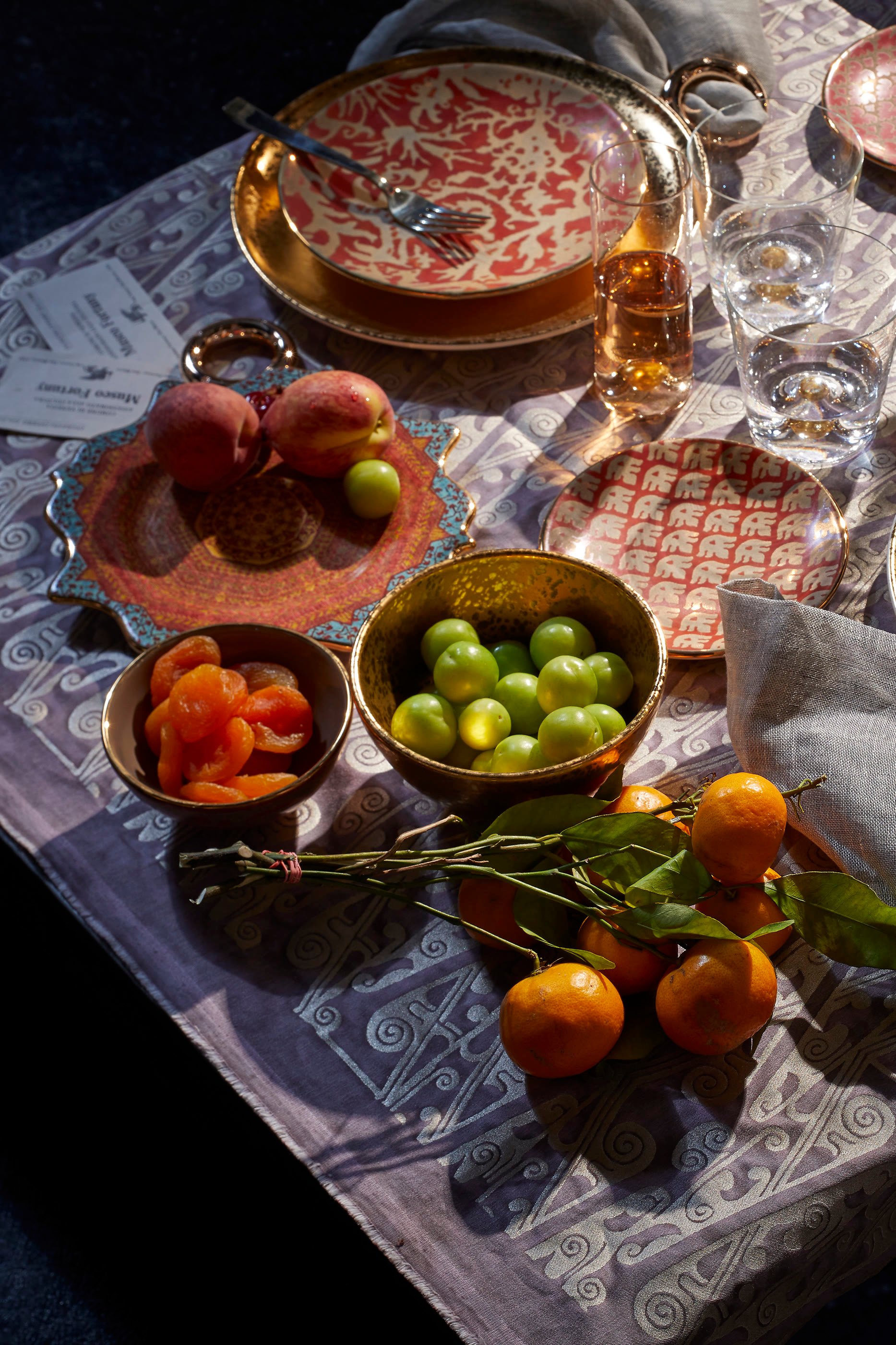 Fortuny Assorted Dessert Plates Set of Four