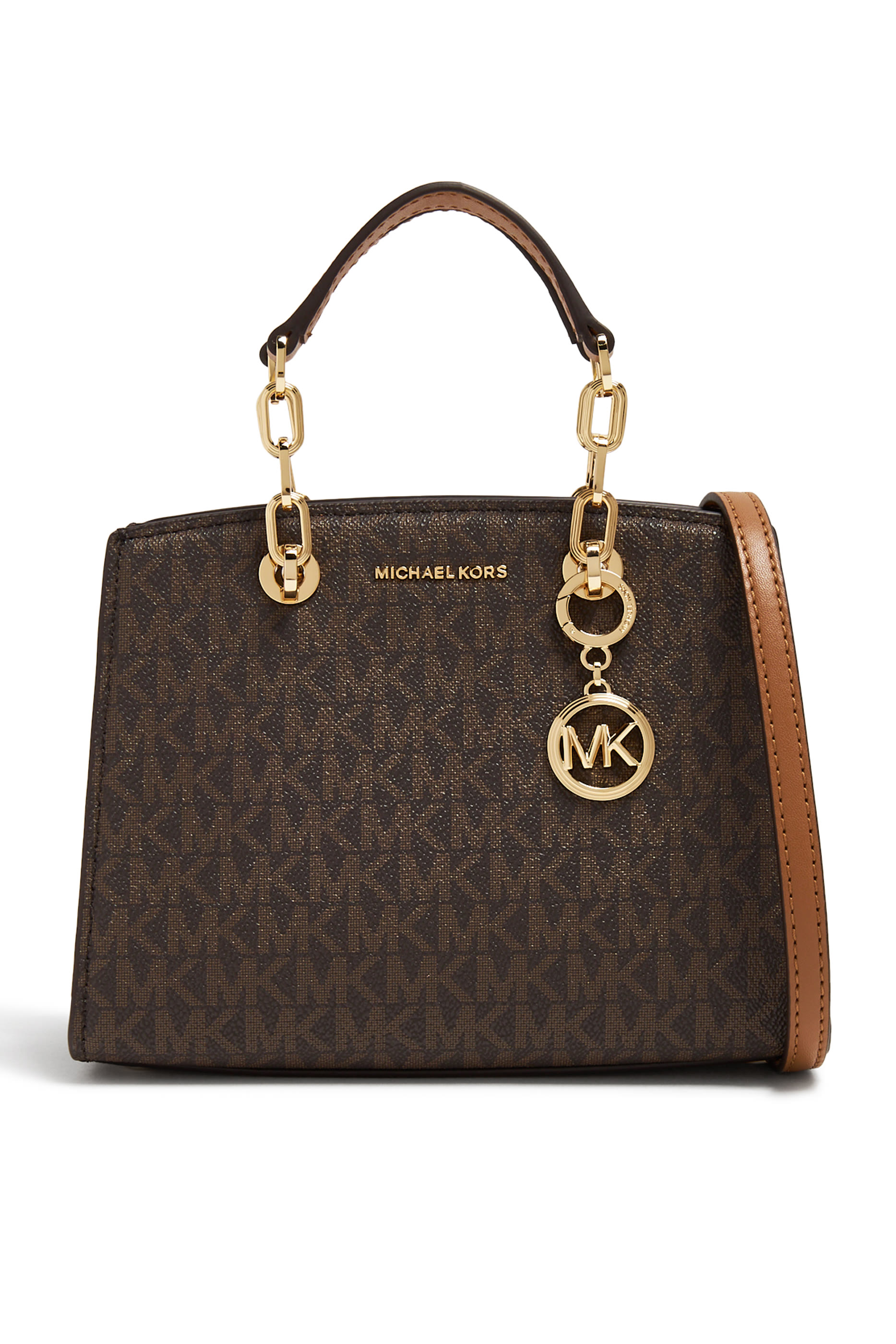 Cynthia Small Signature Logo Satchel Bag