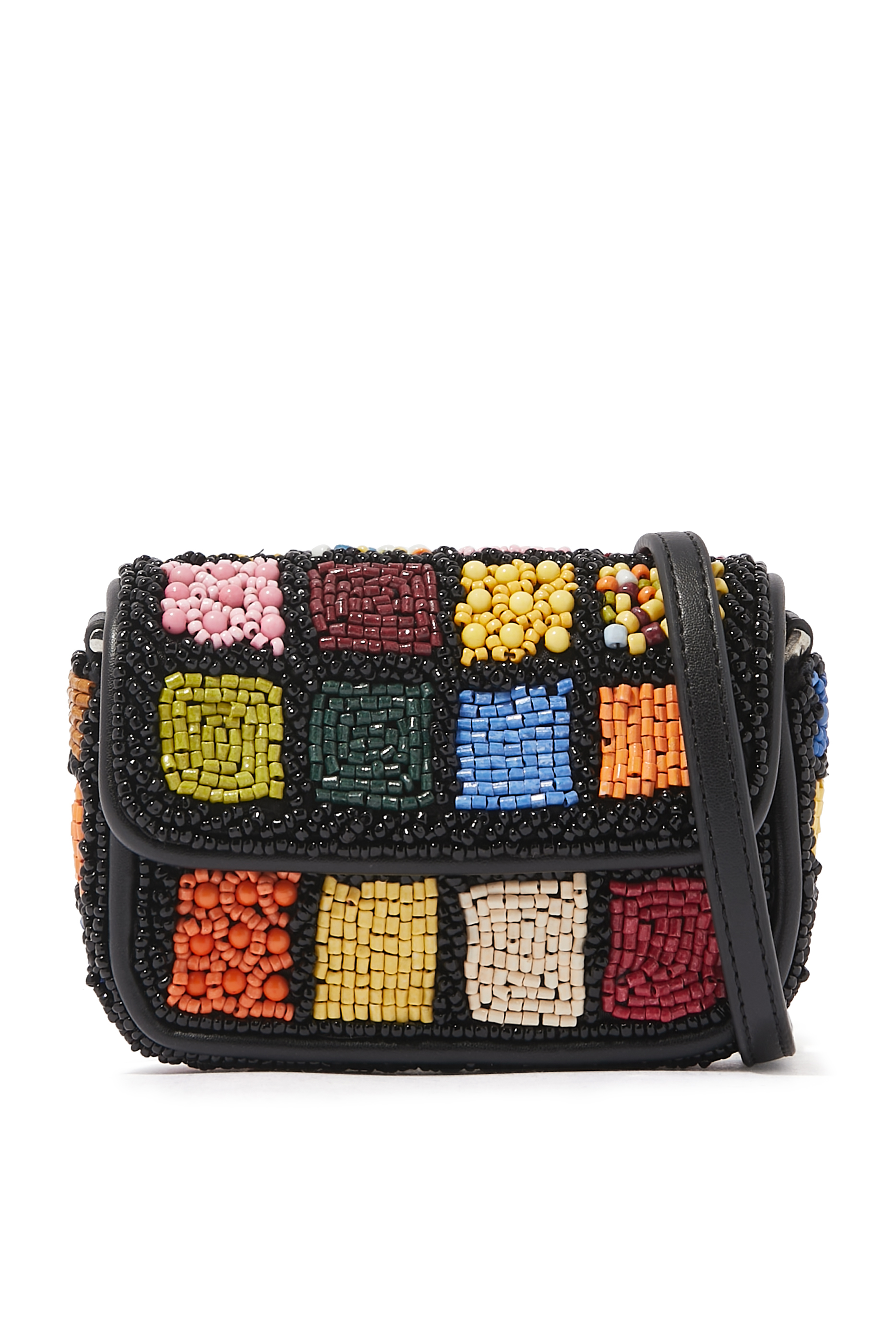 Tiny Tommy Beaded Crossbody Bag