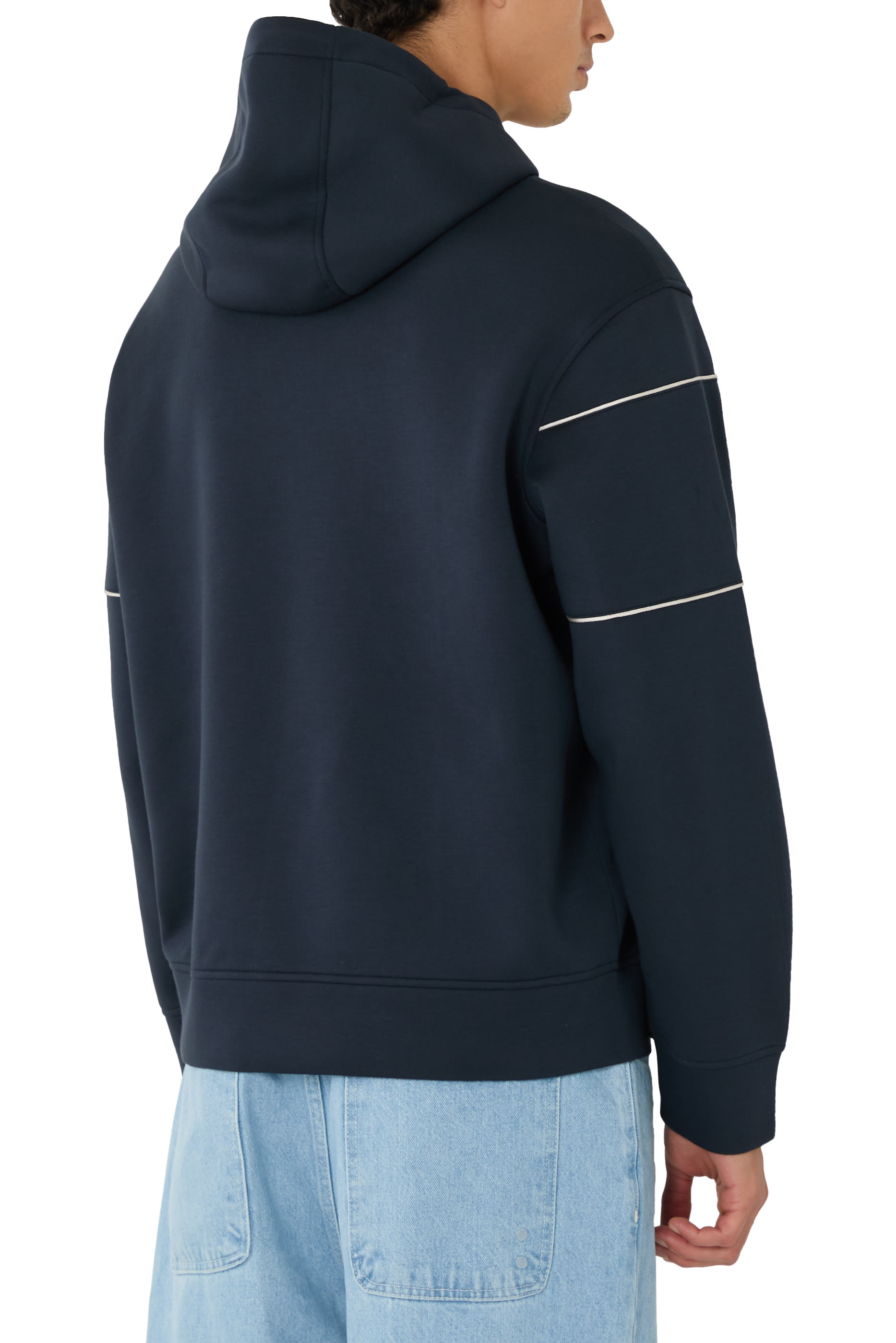 Double-Jersey Hooded Sweatshirt